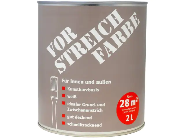Vorstreichfarbe 2 L weiß matt Vorstreichfarbe 2 L weiß matt