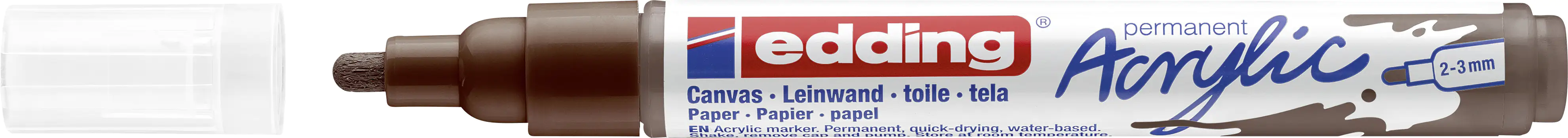 edding 5100 Acrylmarker medium schokoladenbraun 2 - 3 mm