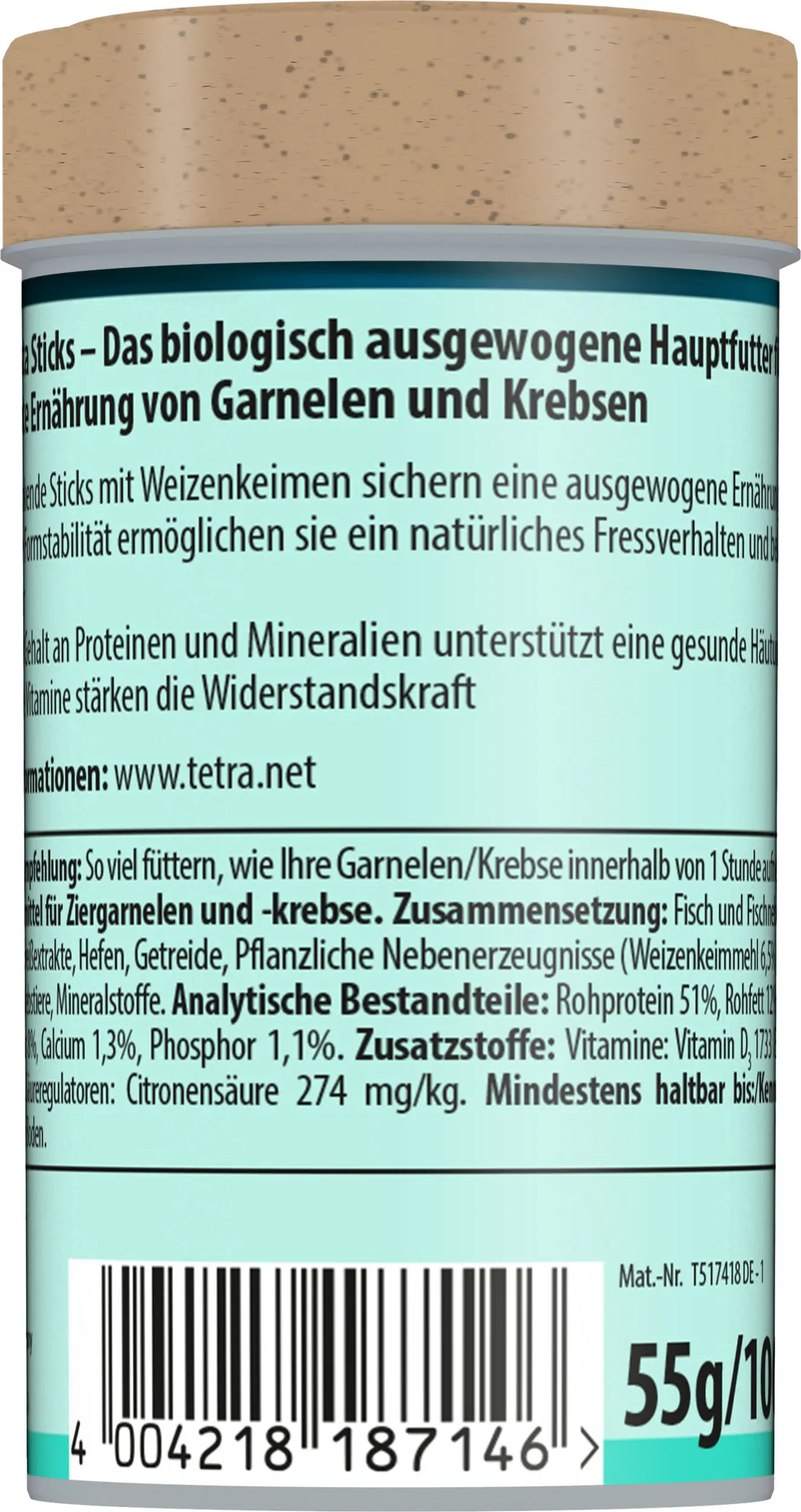 Tetra Garnelen & Krebsfutter Crusta Sticks 100 ml 