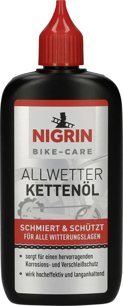 Nigrin Bike-Care Kettenöl für Fahrrad Allwetter 100 ml
