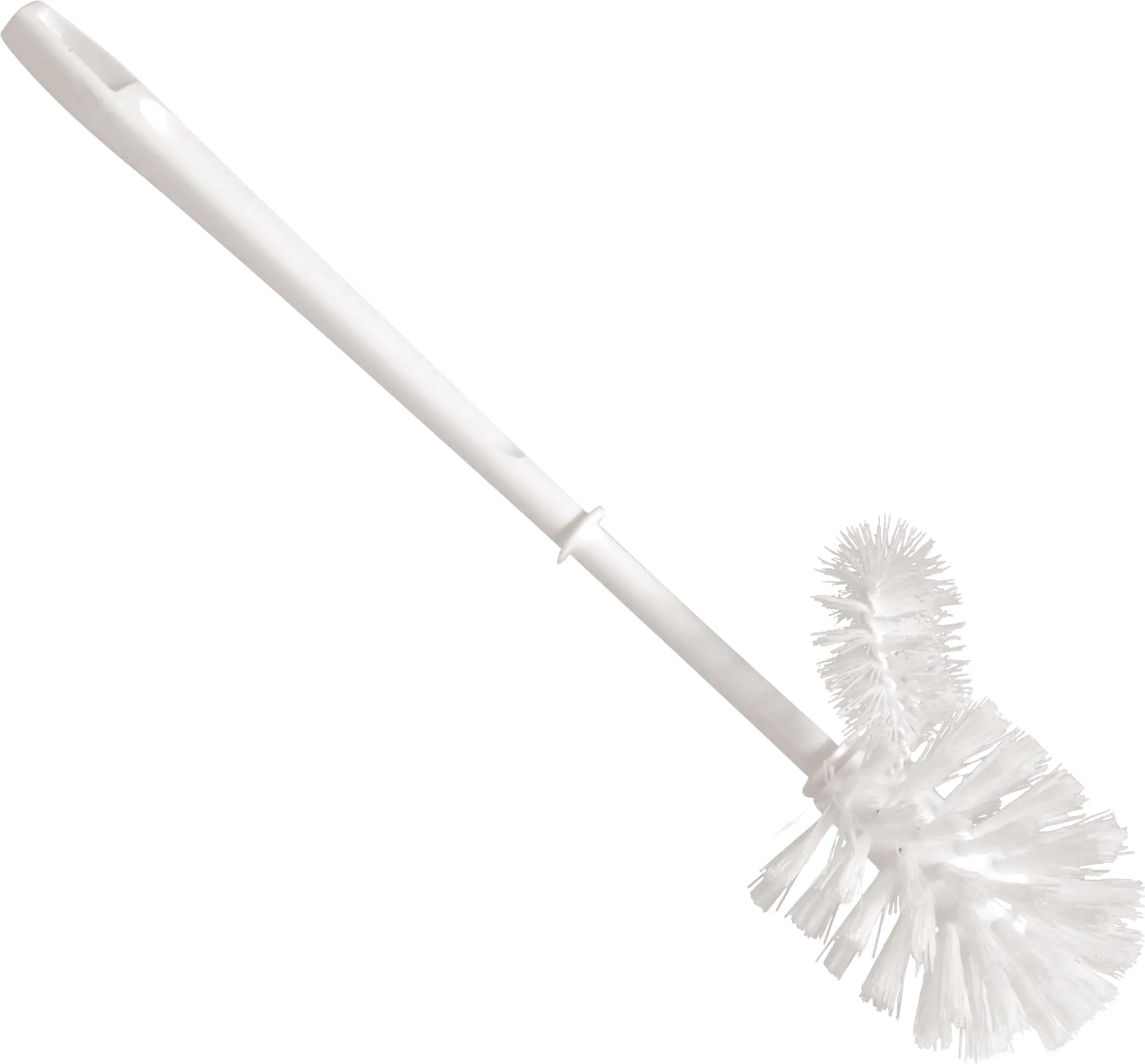 WC-Bürste mit Randreiniger weiß