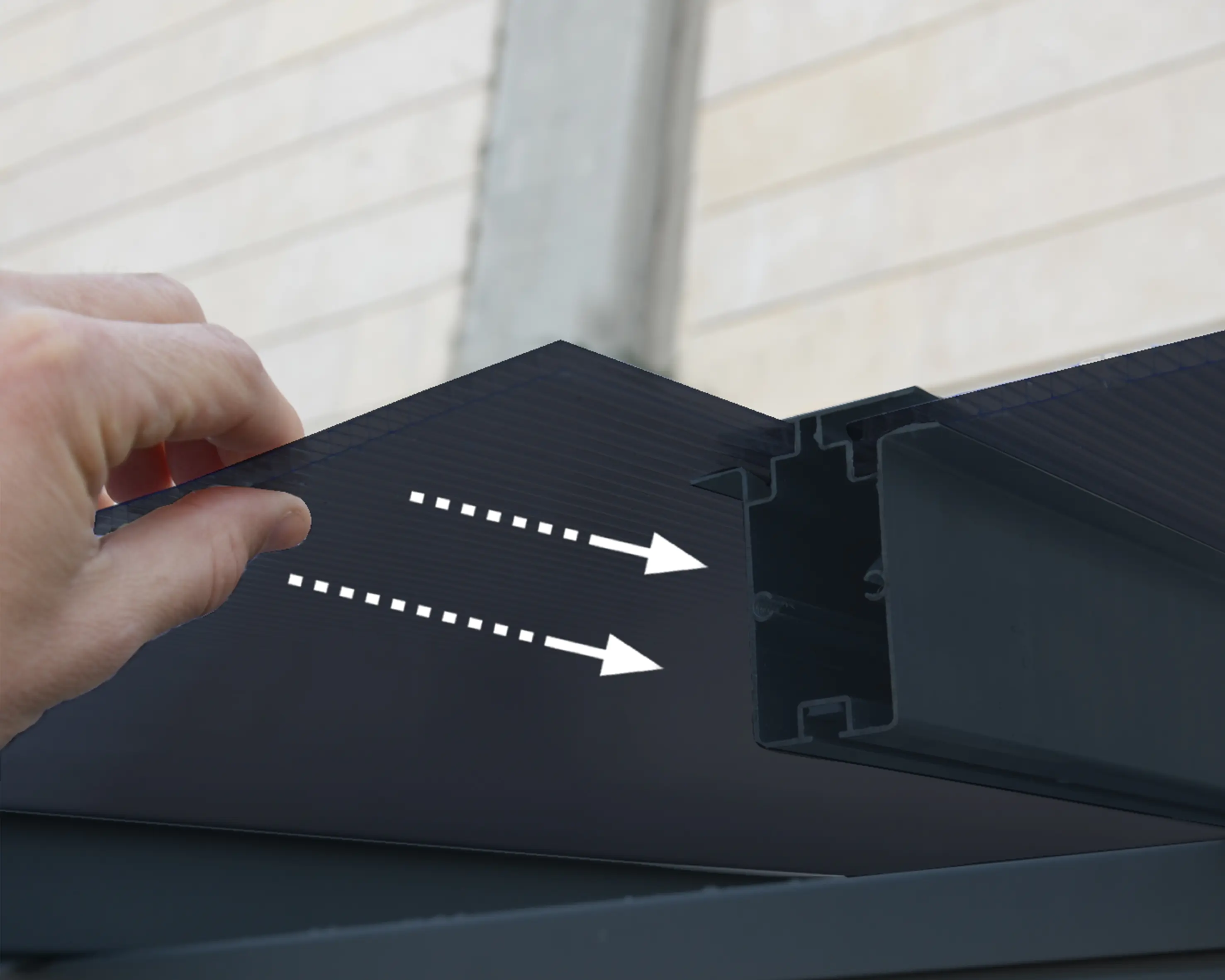 Canopia Terrassenüberdachung Capri 3x3.05