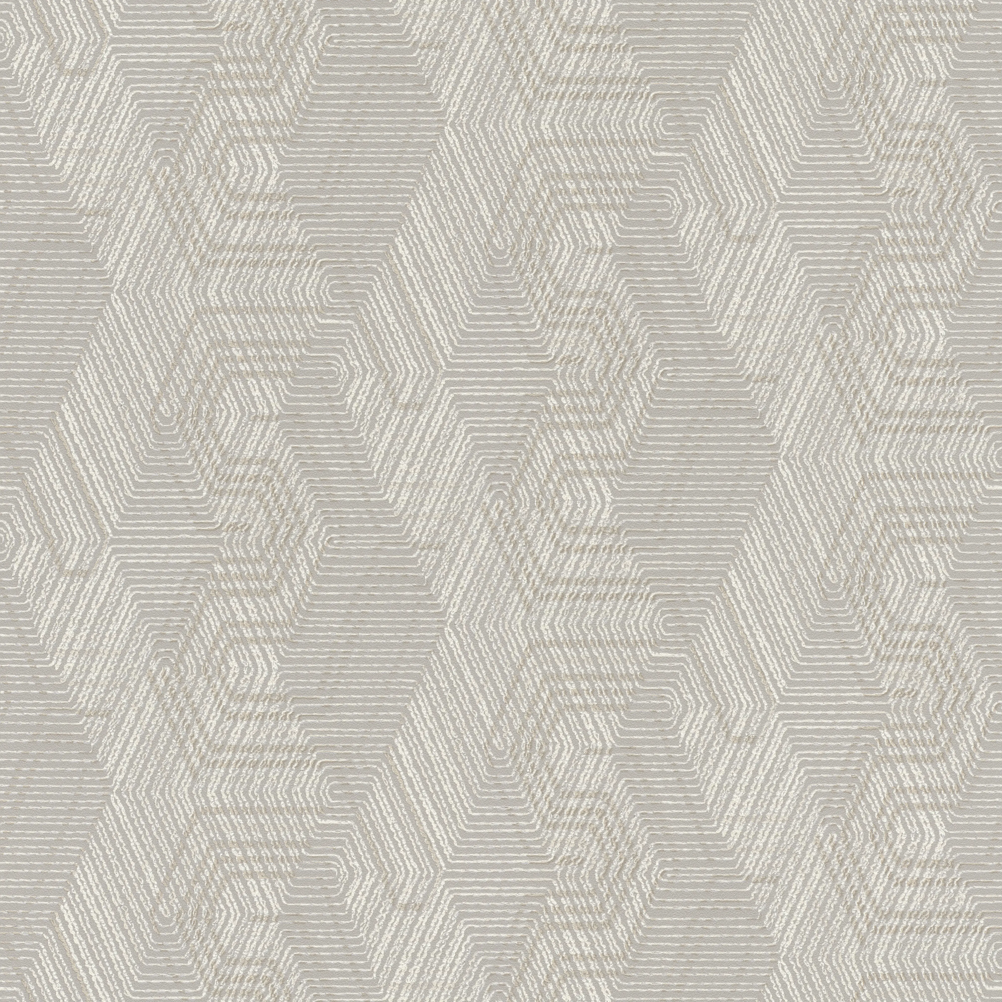 Rasch Vliestapete 751932 Grau-Hellgrau Muster & Motive 10,05 m x 0,53 m