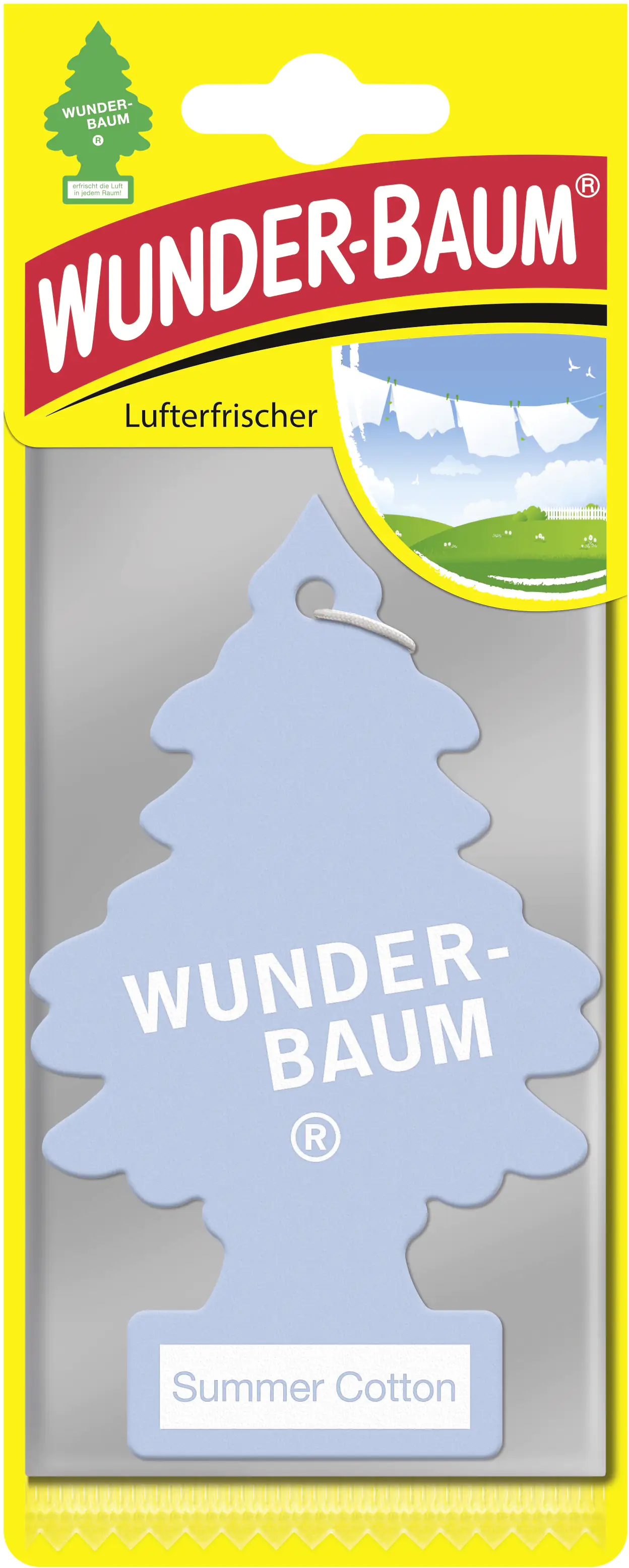 Wunderbaum Papierlufterfrischer Summer Cotton Wunderbaum Papierlufterfrischer Summer Cotton