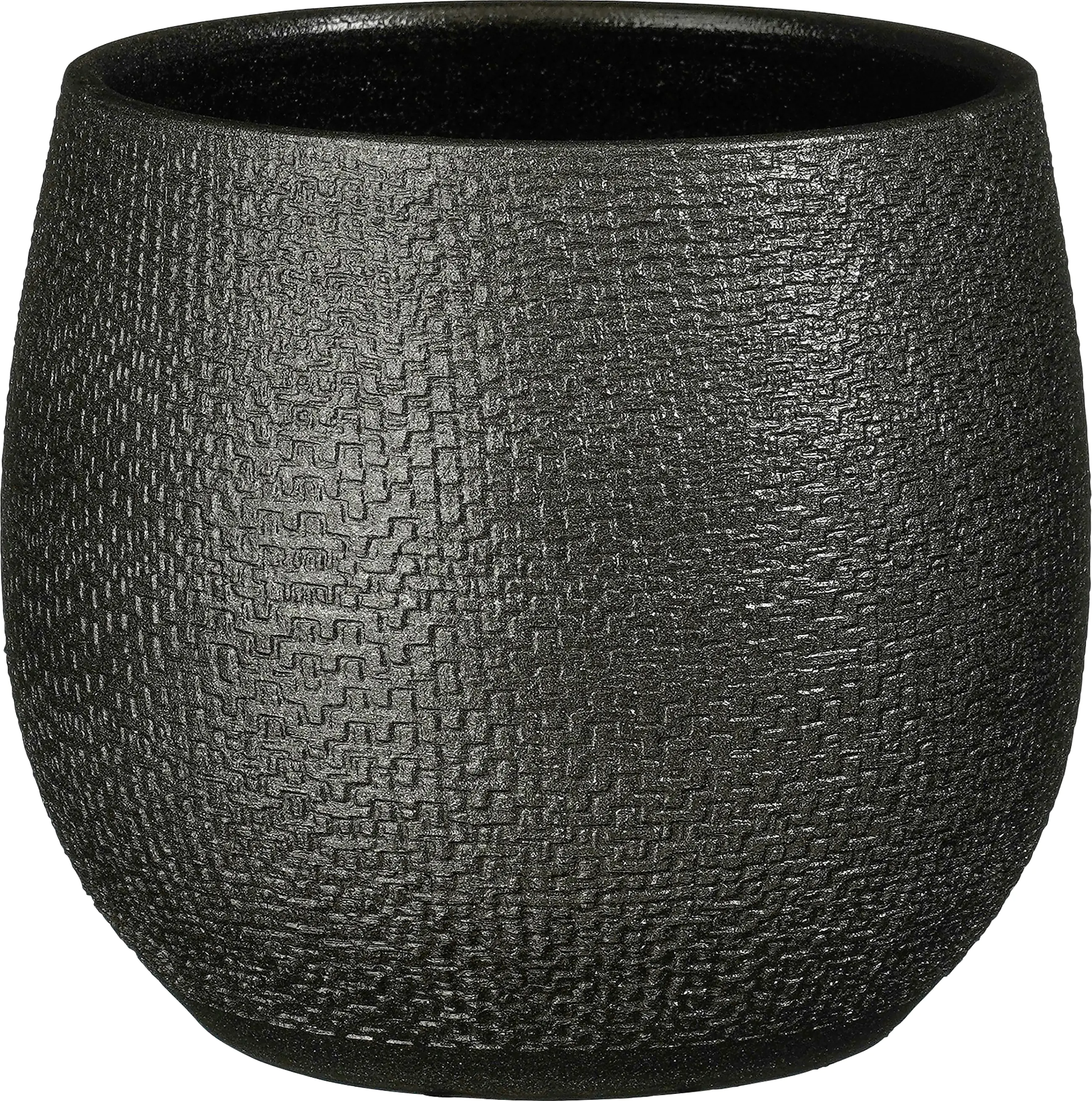 Mica Decorations Topf Porto terracotta 16 x 18 cm metallic