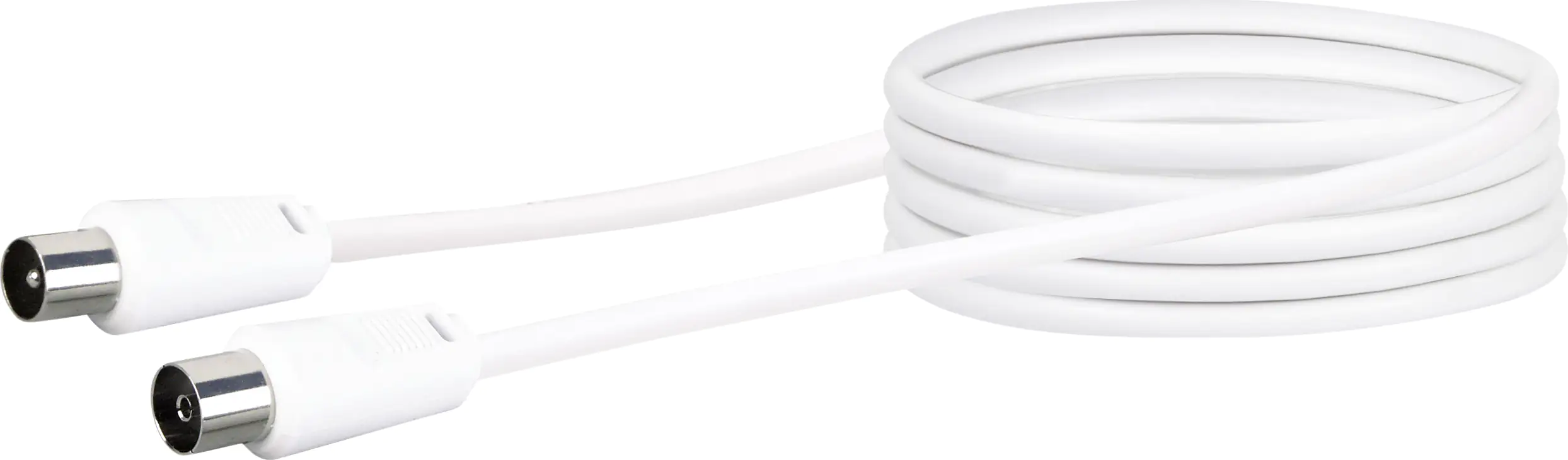 Schwaiger Antennen Anschlusskabel KVK230 052 (75dB) weiß, 3,0m, 1x IEC Stecker / 1x IEC Buchse Schwaiger Antennen Anschlusskabel KVK230 052 (75dB) weiß, 3,0m, 1x IEC Stecker / 1x IEC Buchse