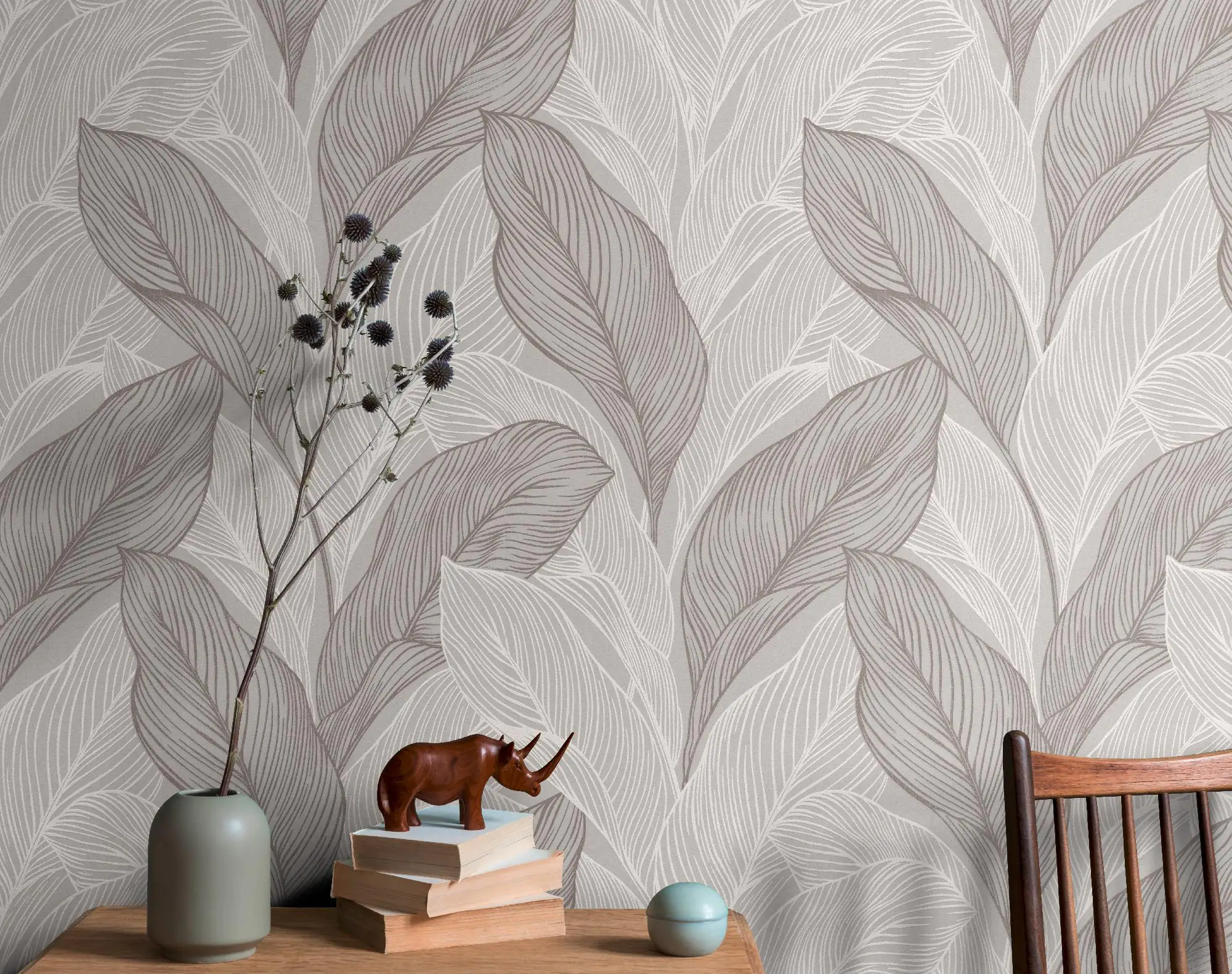 Guido Maria Kretschmer Vliestapete 10282-38 Fashion For Walls floral taupe 10,05 x 0,53 m