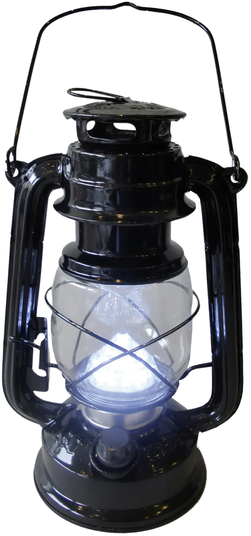 Happy People LED Laterne mit 12 LED's schwarz