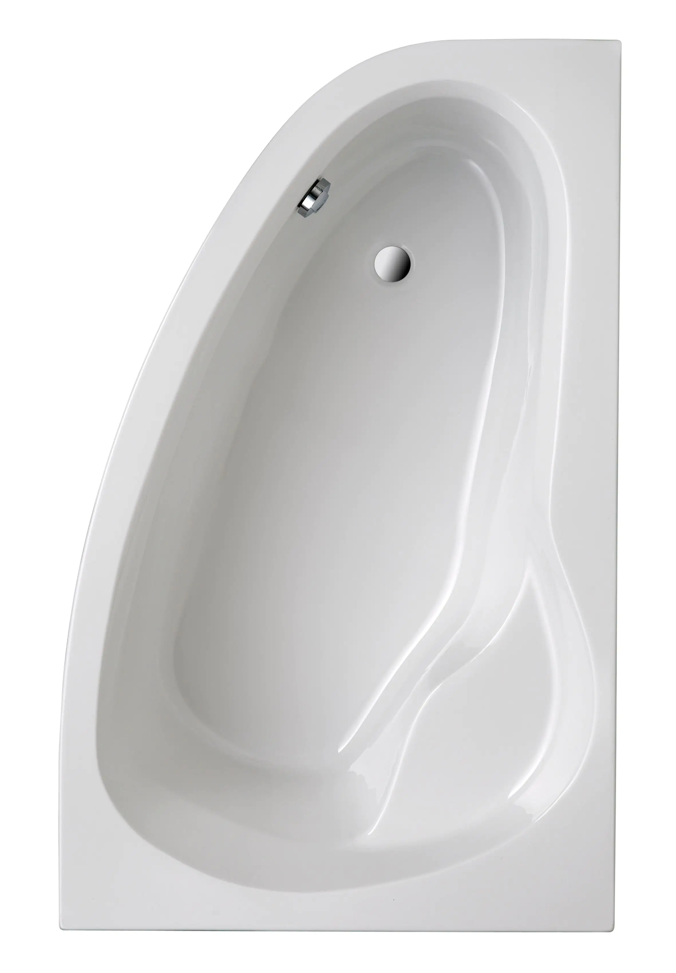 Ottofond Eckwanne Loredana 175 x 110 cm, weiß, Modell A