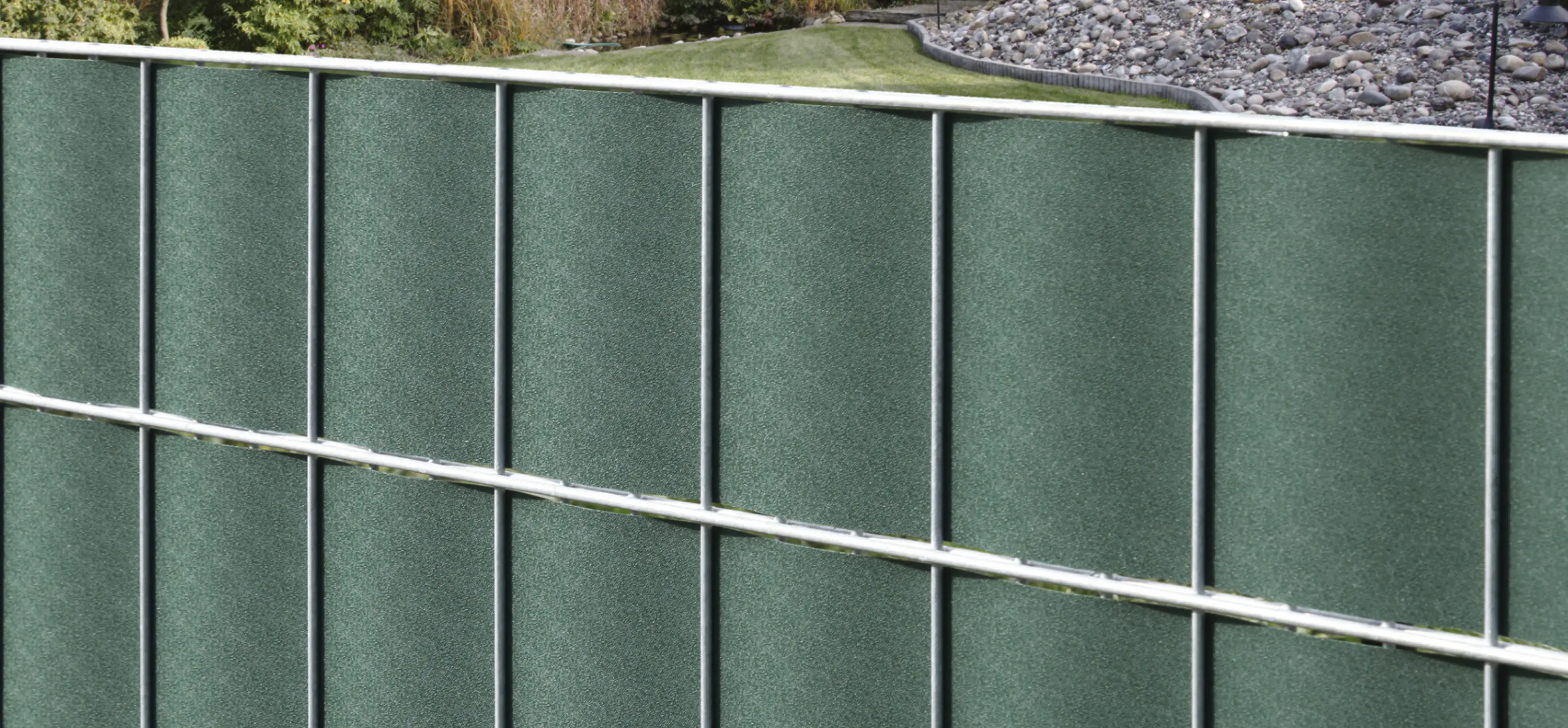 Floraworld Sichtschutzstreifen 201,5 x 19 cm dunkelgrün - 5 Stk.