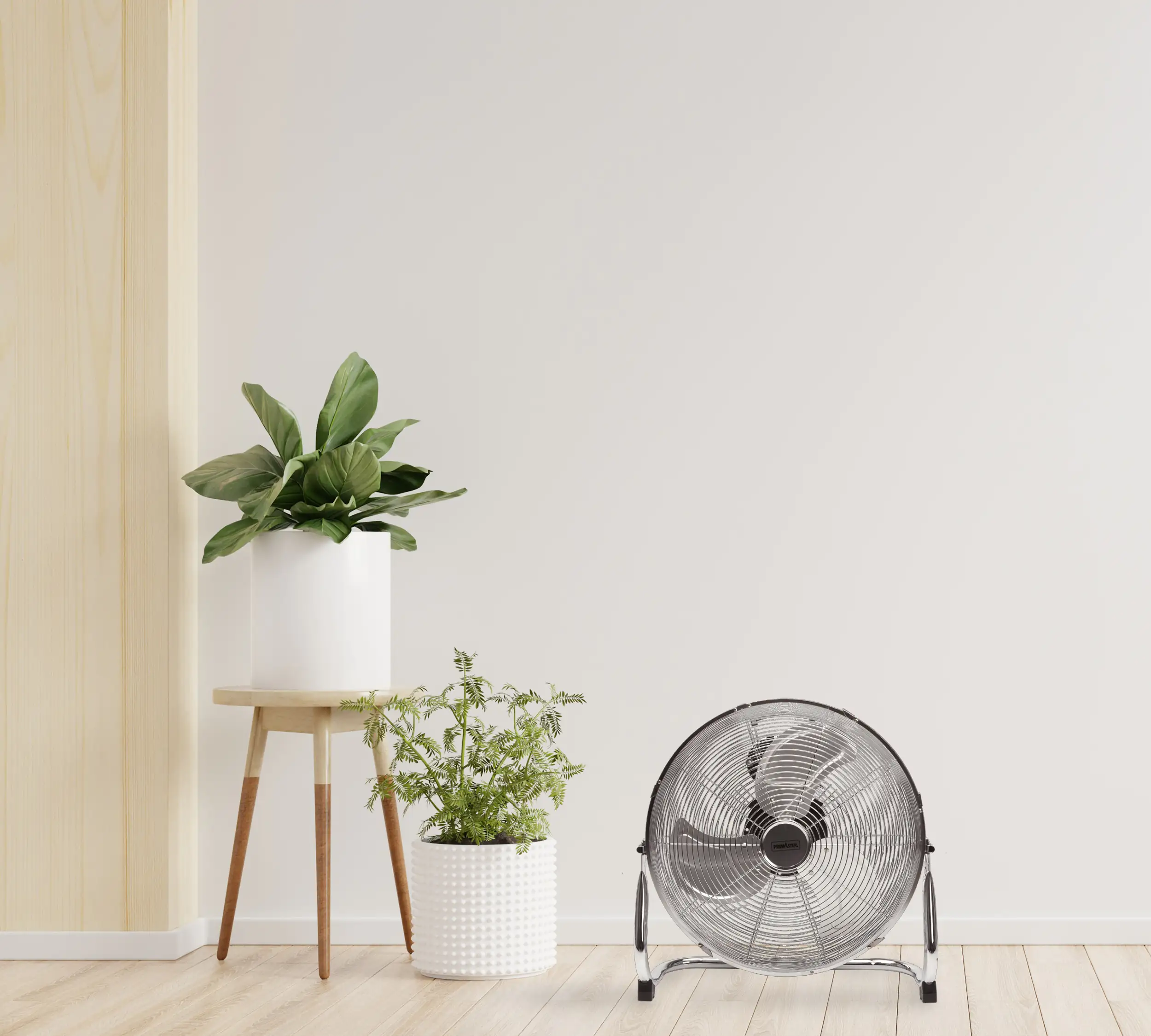 Primaster Bodenventilator Ø ca. 50 cm, verchromt Primaster Bodenventilator Ø ca. 50 cm, verchromt