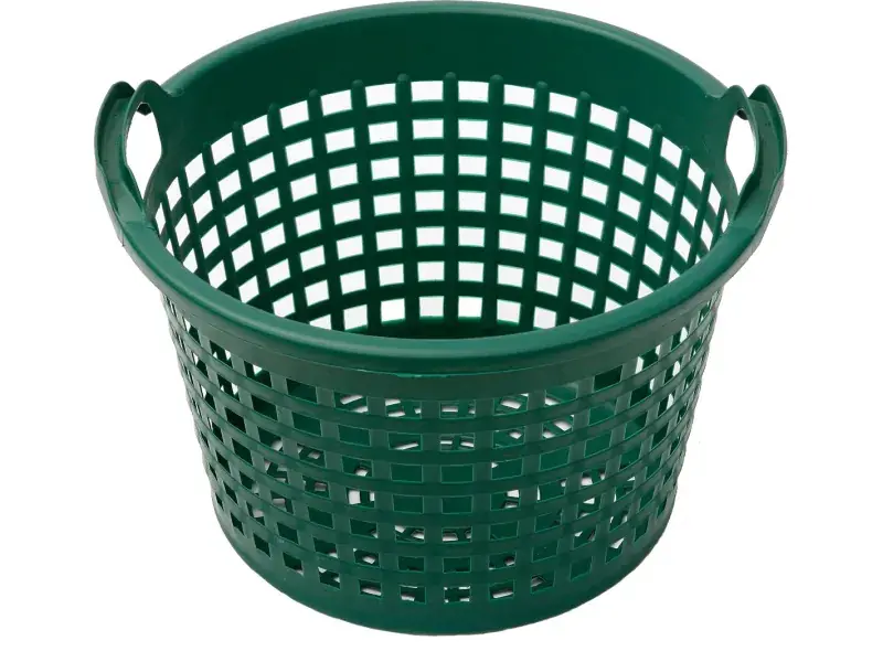 Floraworld Kartoffelkorb Classic 22 L rund grün