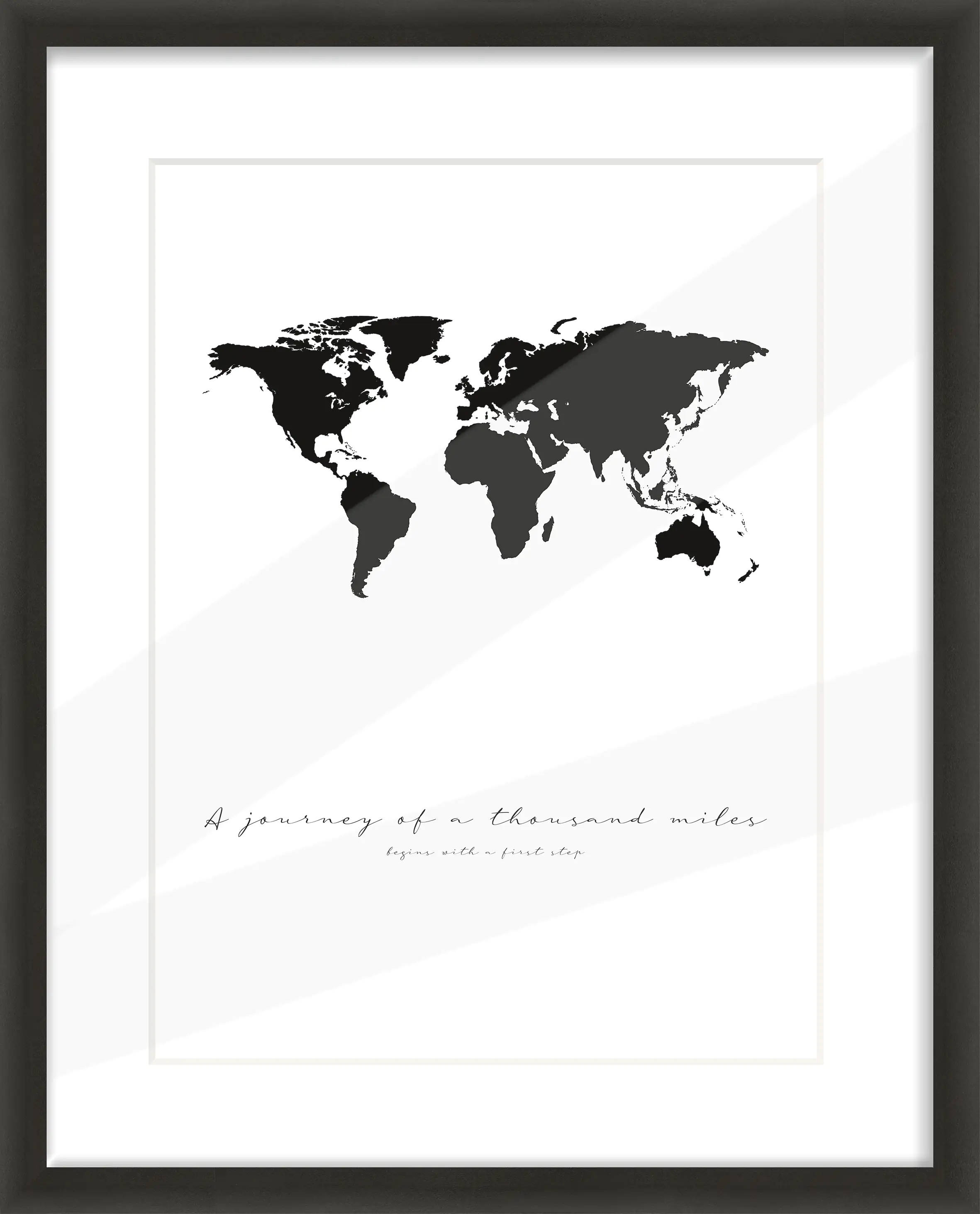 Alu Bilderrahmen Premium schwarz 40 x 50 cm Alu Bilderrahmen Premium schwarz 40 x 50 cm