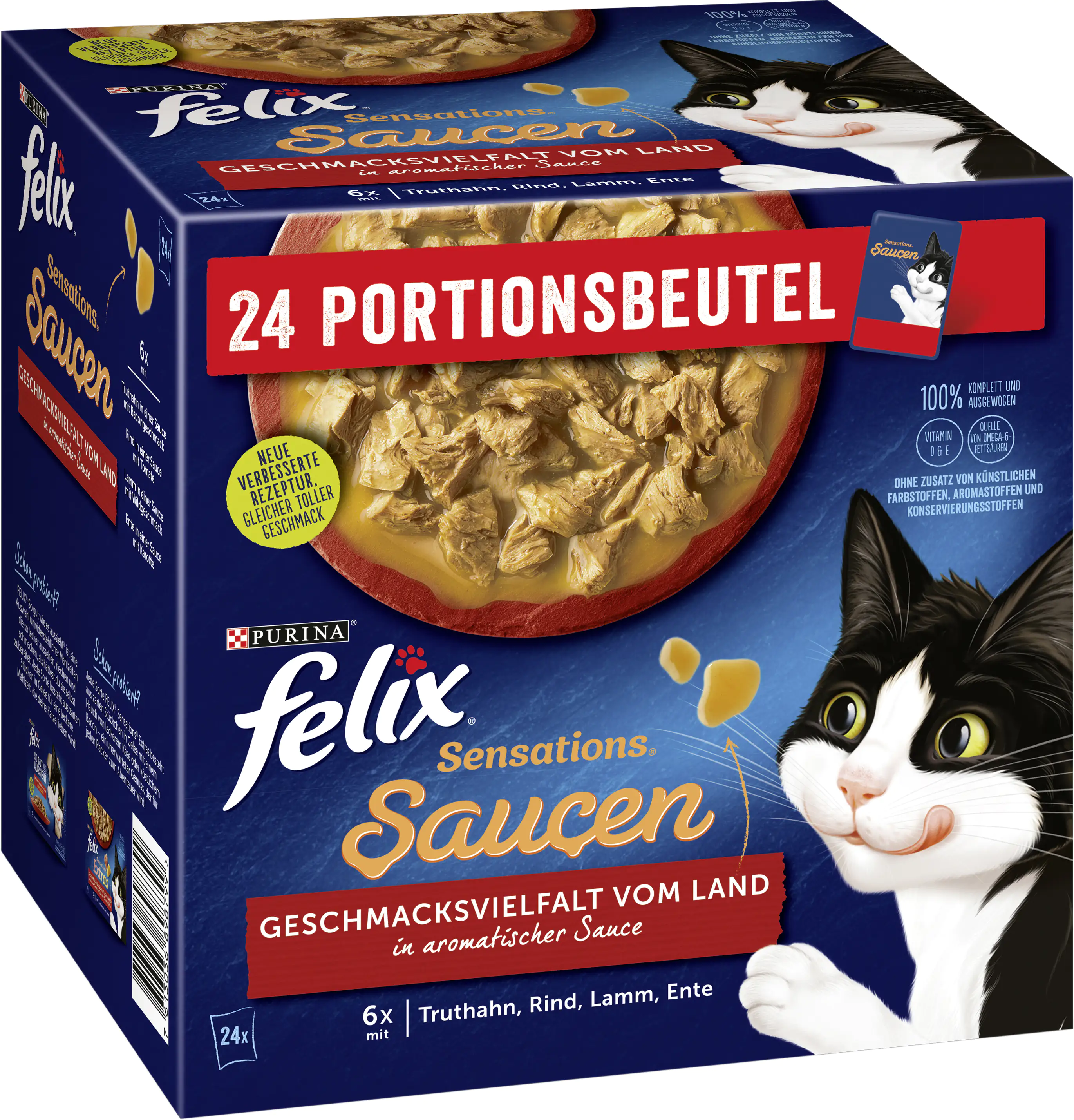 Felix Sensations Saucen Geschmacksvielfalt vom Land 24x 85g