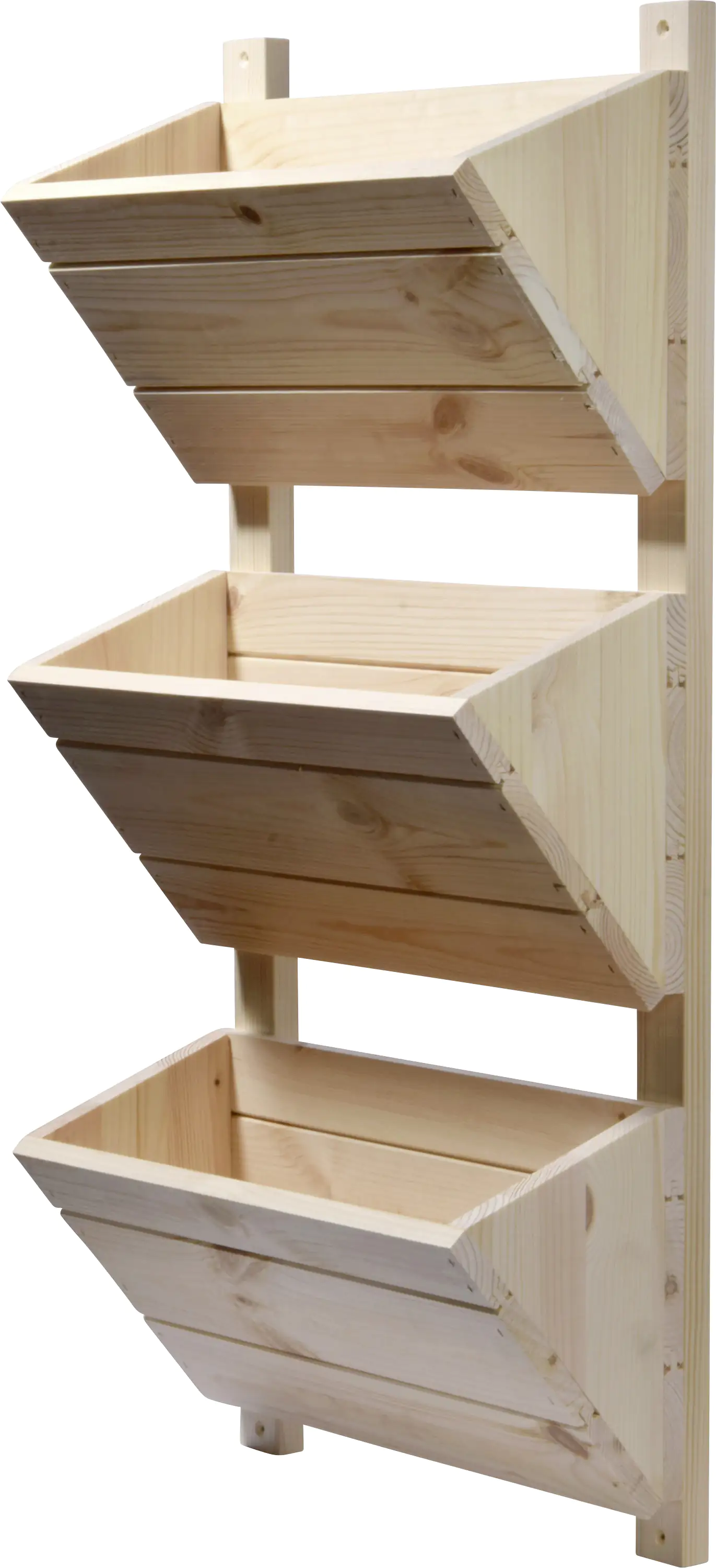 Dobar 3-stufiges Wand-Pflanzbeet natur 38 x 17,5 x 79 cm Dobar 3-stufiges Wand-Pflanzbeet natur 38 x 17,5 x 79 cm