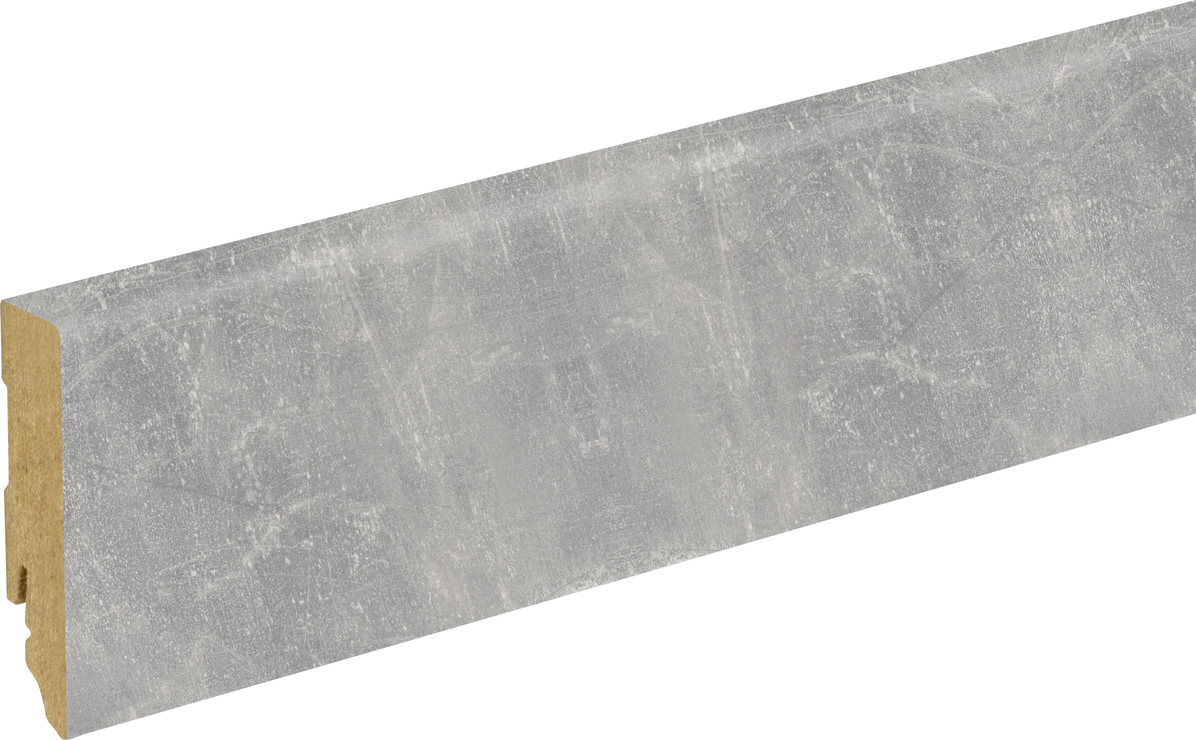 Neuhofer Fußleiste 240 cm 70 x 19 mm Sichtestrich hell