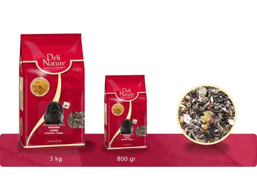 Deli Nature Premium Alleinfutter für Kaninchen 3 kg