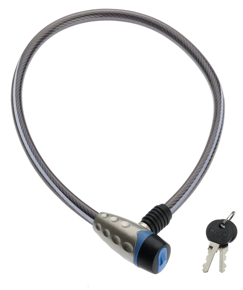 Burg Wächter Seilschloss 800mm Ø15mm schwarz