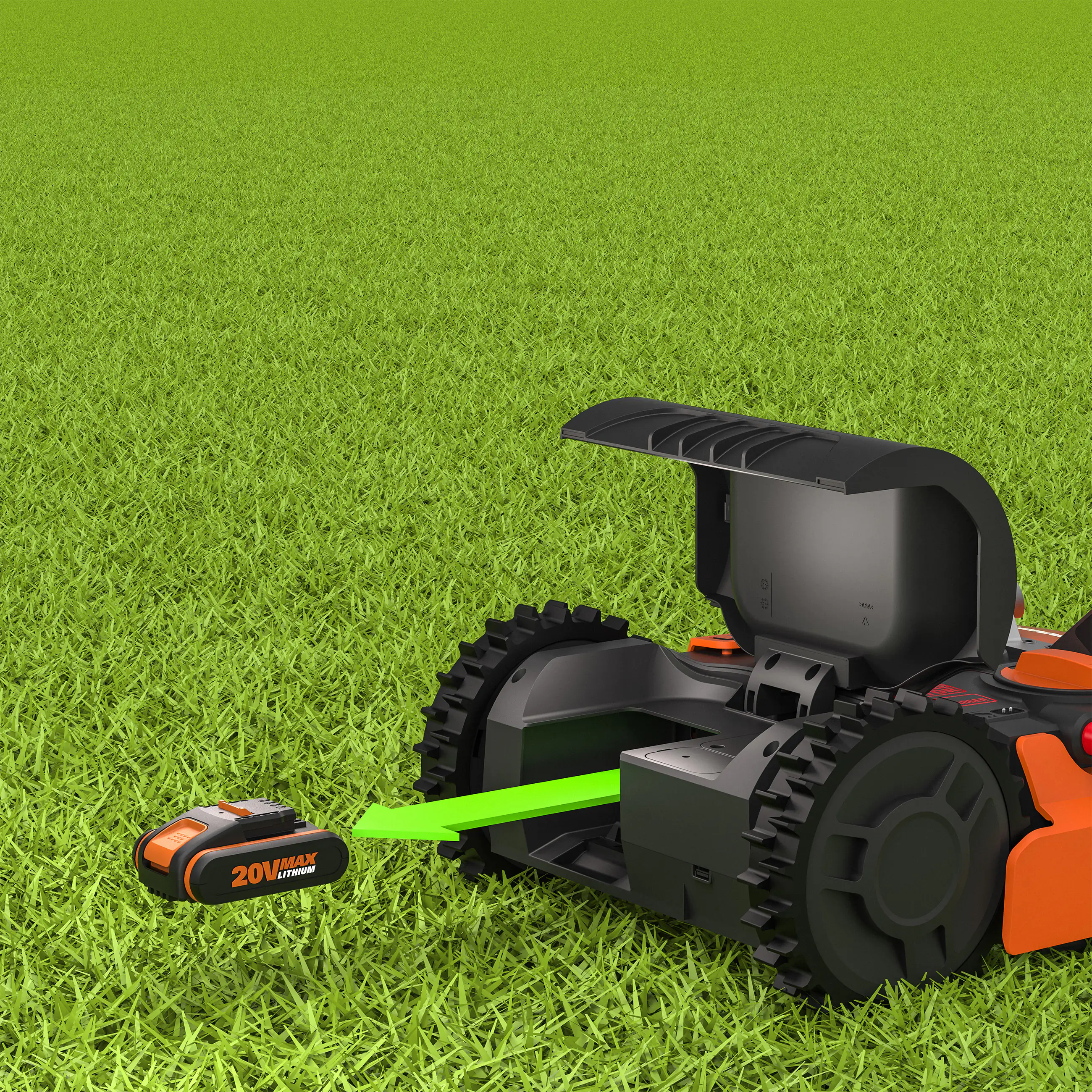 6924328320036_6 Worx Mähroboter Landroid L2000 22 cm Schnittbreite, für 2.000 m²