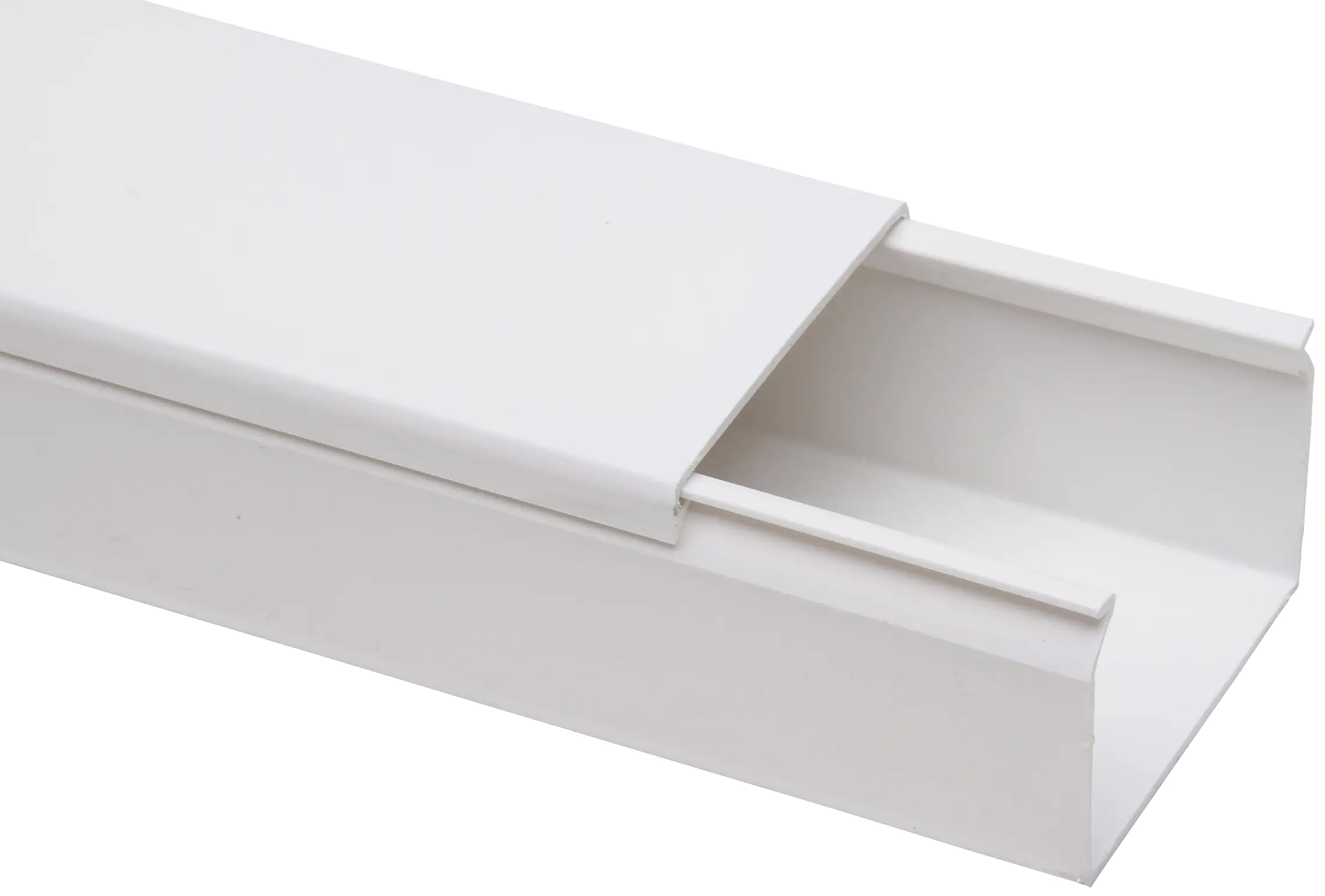 Kabelkanal 2 m, 60 x 40 mm, weiß Kabelkanal 2 m, 60 x 40 mm, weiß