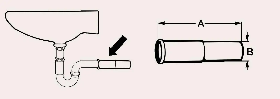 Cornat Verlängerungsrohr für Siphon Ø 32 mm