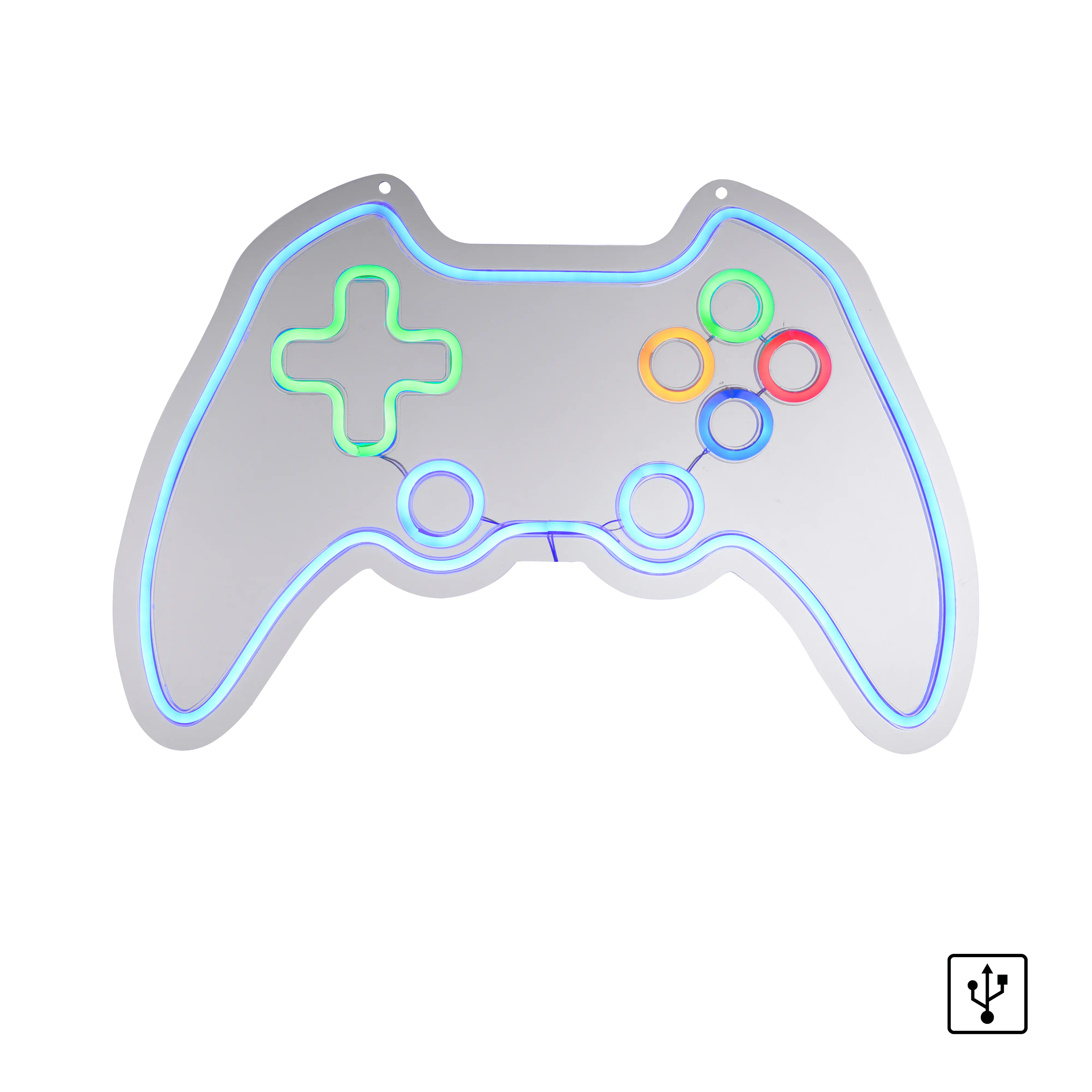 Just Light LED Dekoleuchte Gamer 60 x 1,5 x 40 cm Just Light LED Dekoleuchte Gamer 60 x 1,5 x 40 cm