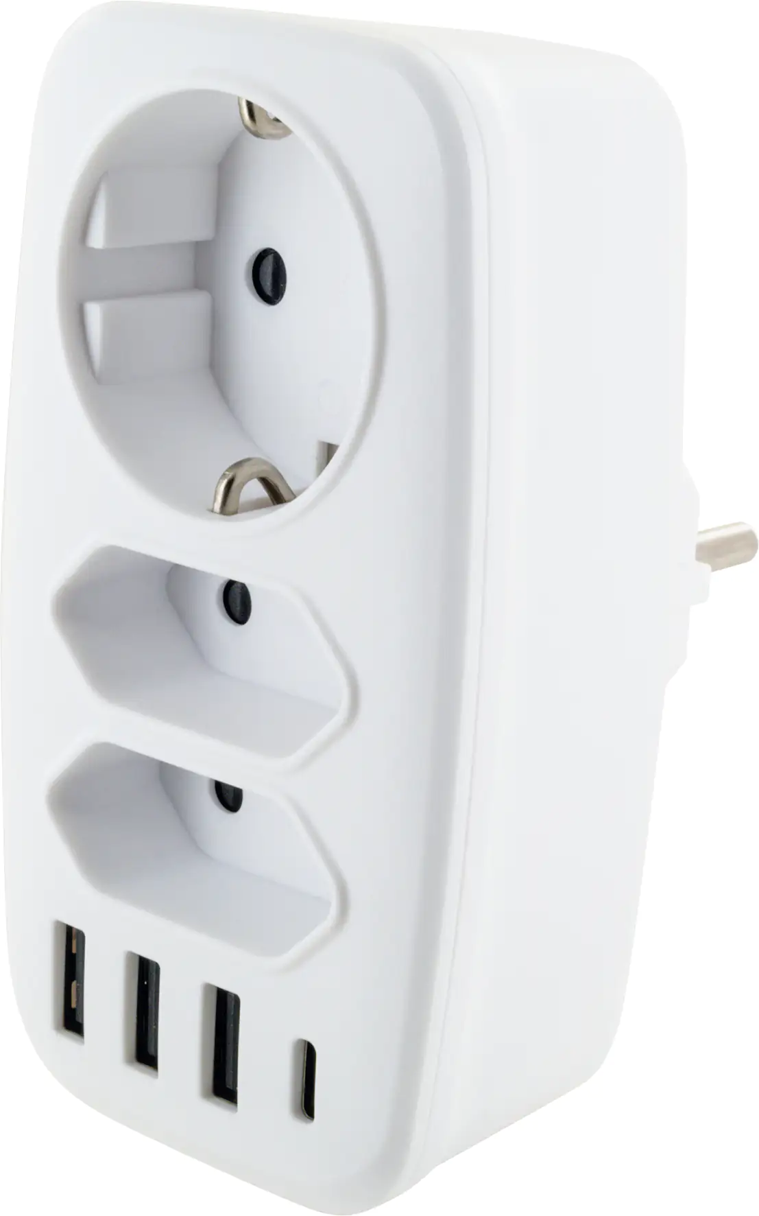 Schwaiger Steckdosenerweiterung Steckdosenleiste 3-fach mit 3 x USB