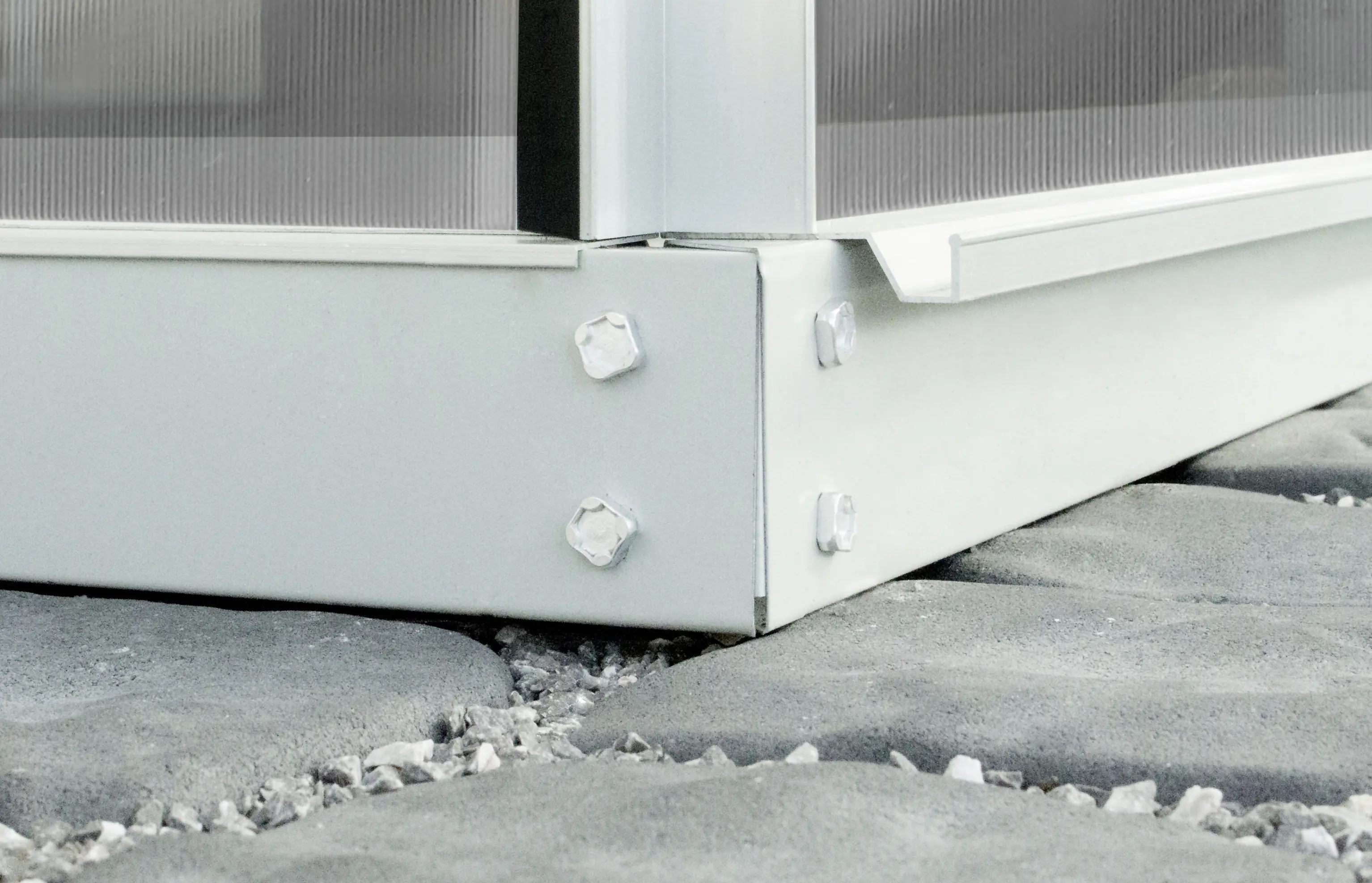 Vitavia Fundamentrahmen 3300 254 x 128 cm weiß 6 cm hoch