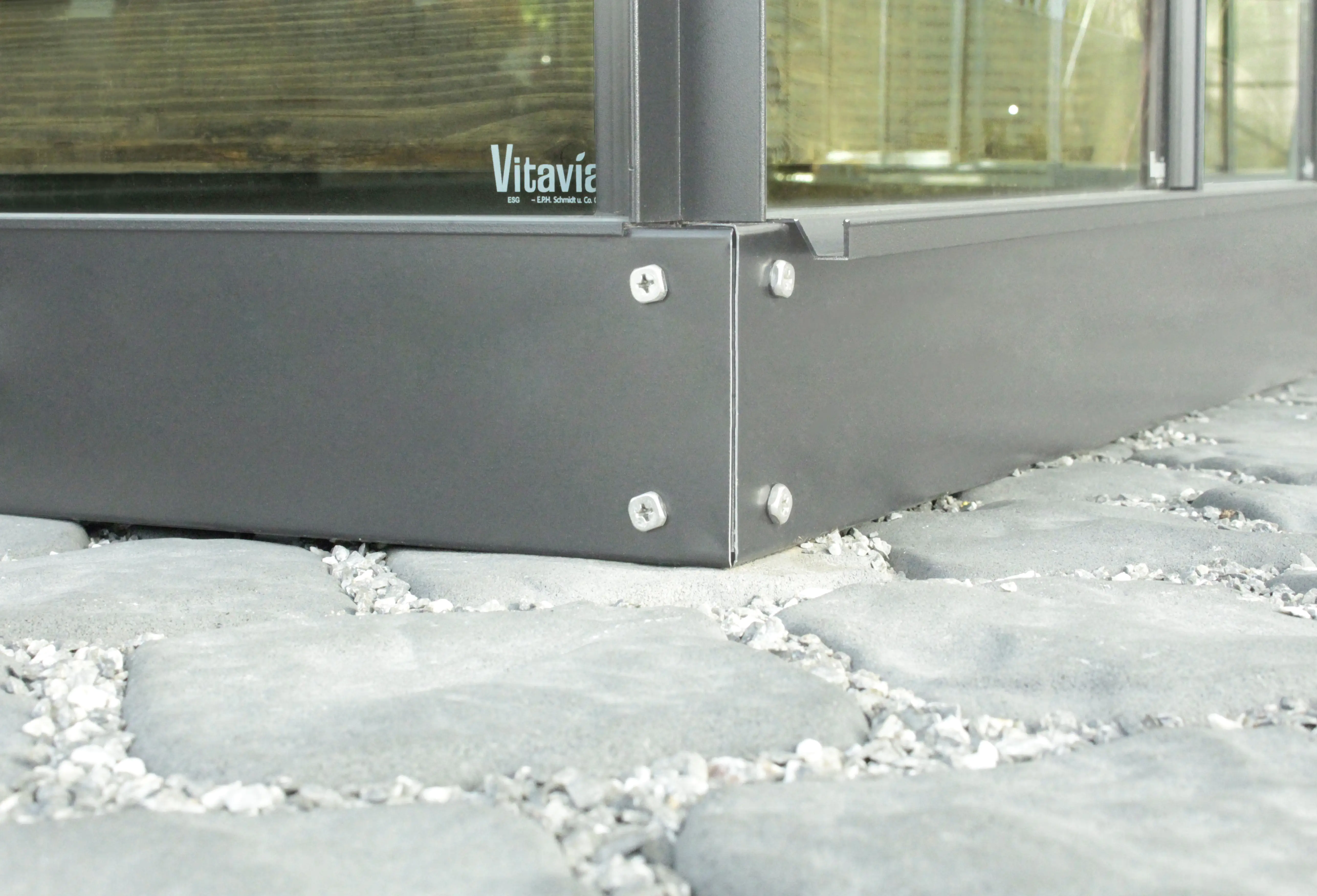 Vitavia Fundamentrahmen 5800 306 x 195 cm schwarz 12,5 cm hoch