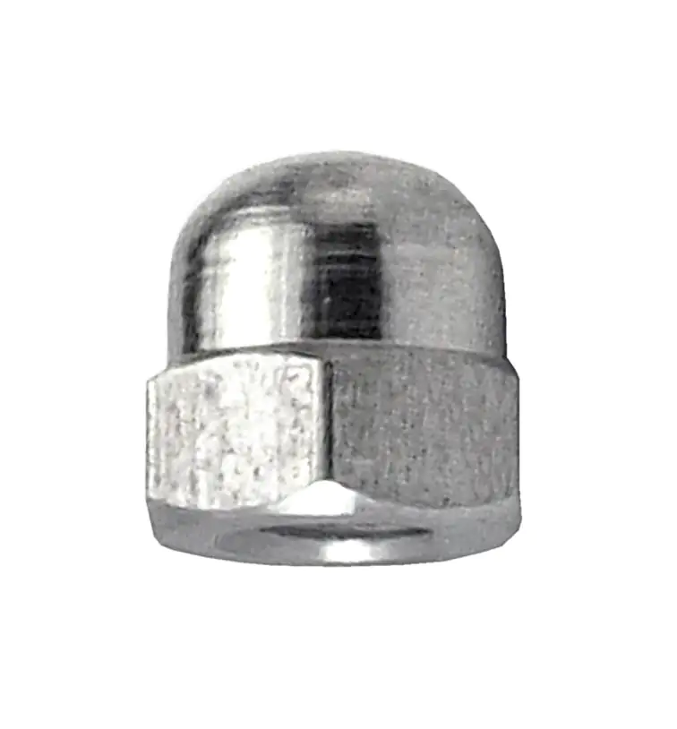 Hutmuttern M4 Edelstahl A2 - 10 Stk.