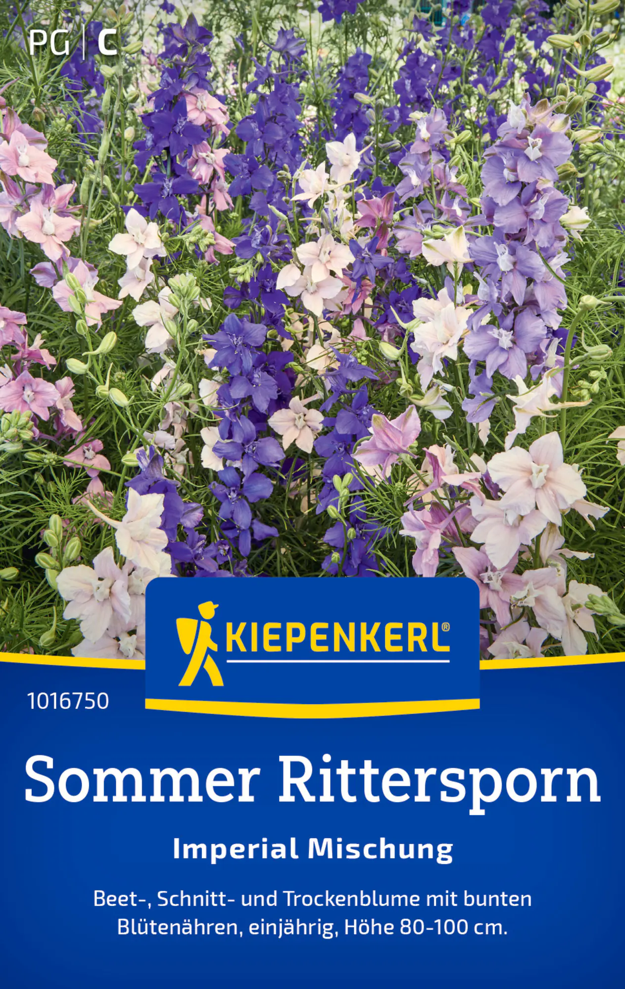 Kiepenkerl Blumensamen Sommer-Rittersporn Sommer Mischung für ca. 70 Pflanzen