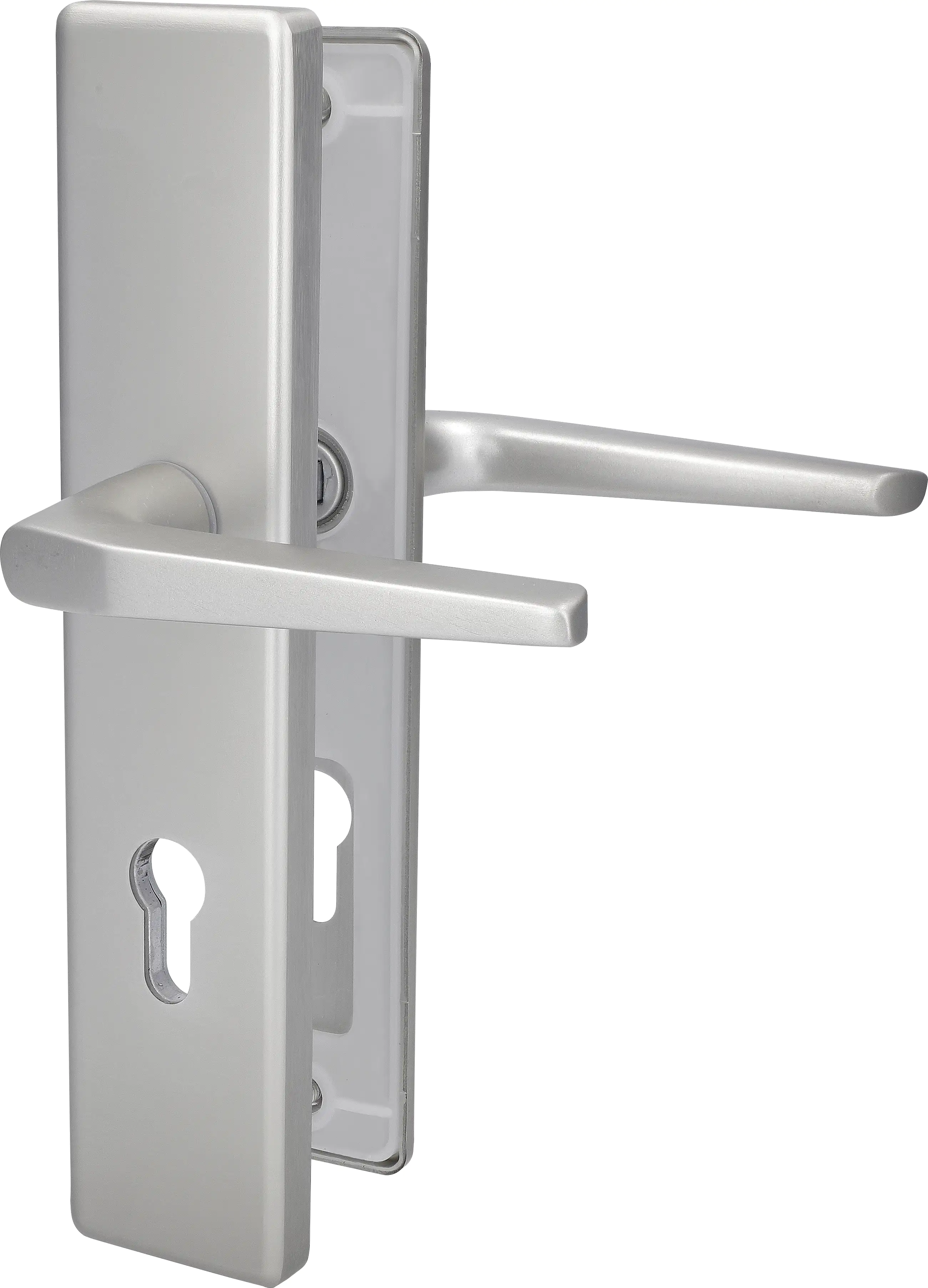 Alpertec Schutzbeschlag Tira Drücker/Drücker Aluminium silber 92 mm Alpertec Schutzbeschlag Tira Drücker/Drücker Aluminium silber 92 mm