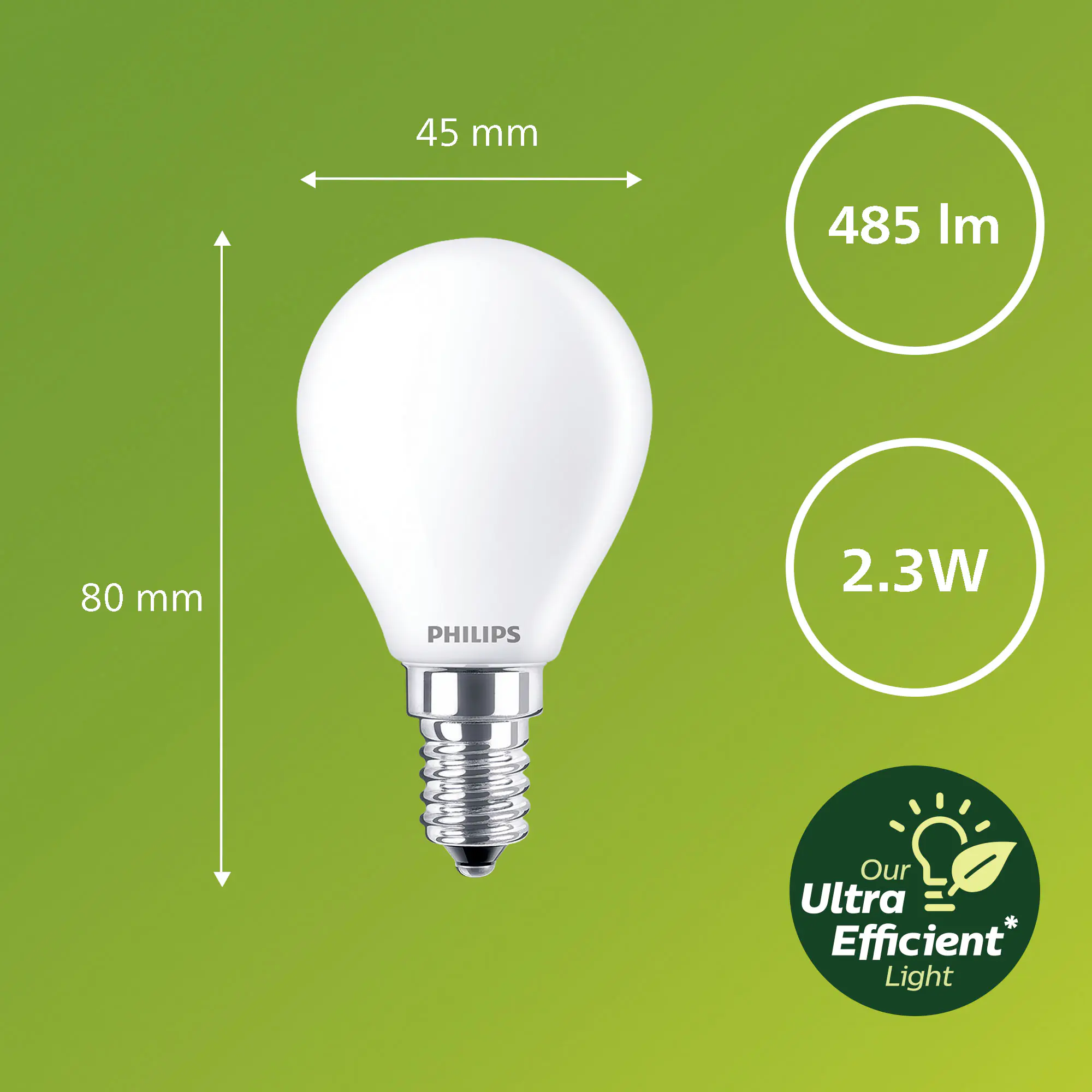 Philips Led Leuchtmittel Ultra Efficient warmweiß