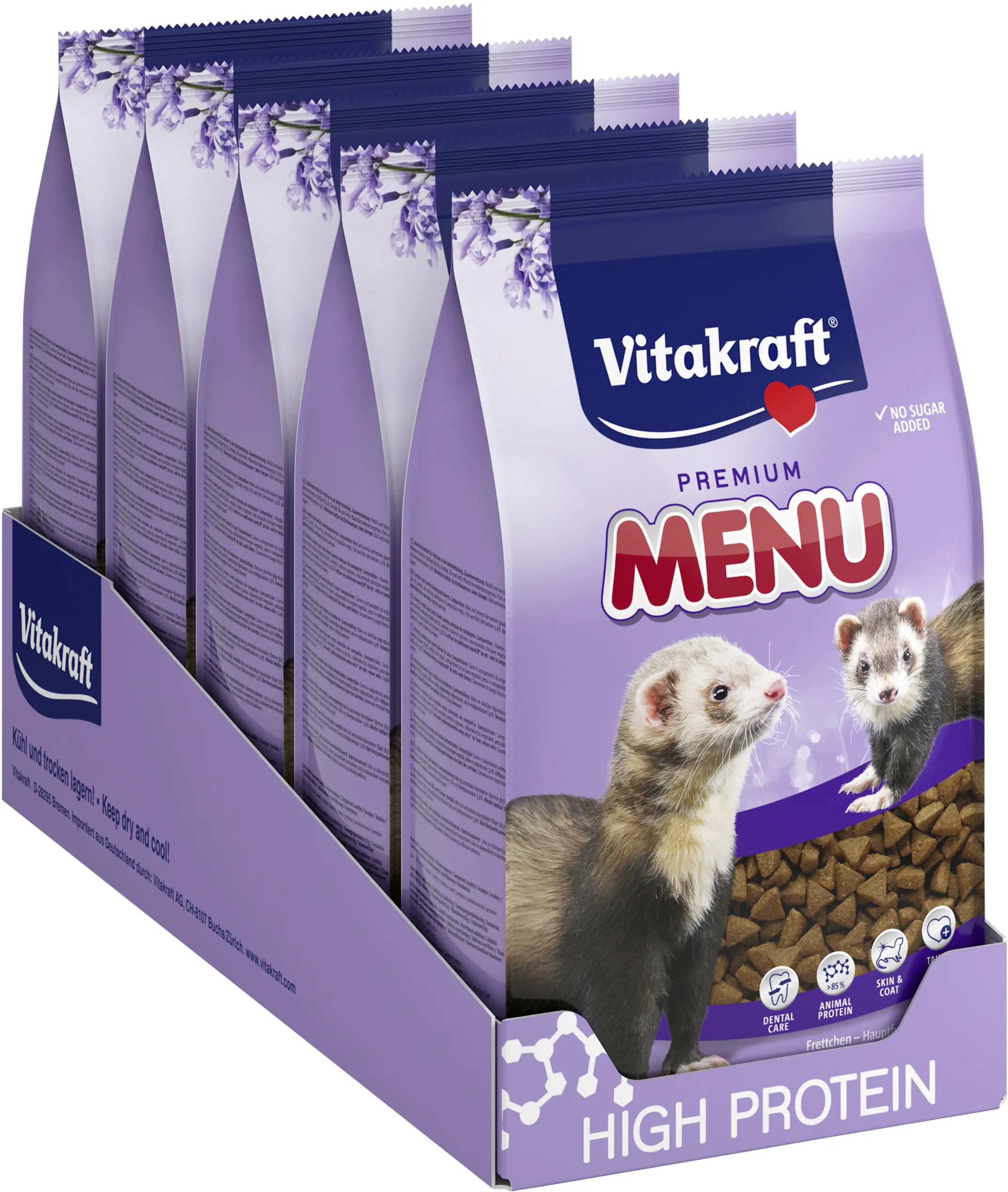 Vitakraft Nagerfutter Premium Menü Frettchen 800 g 