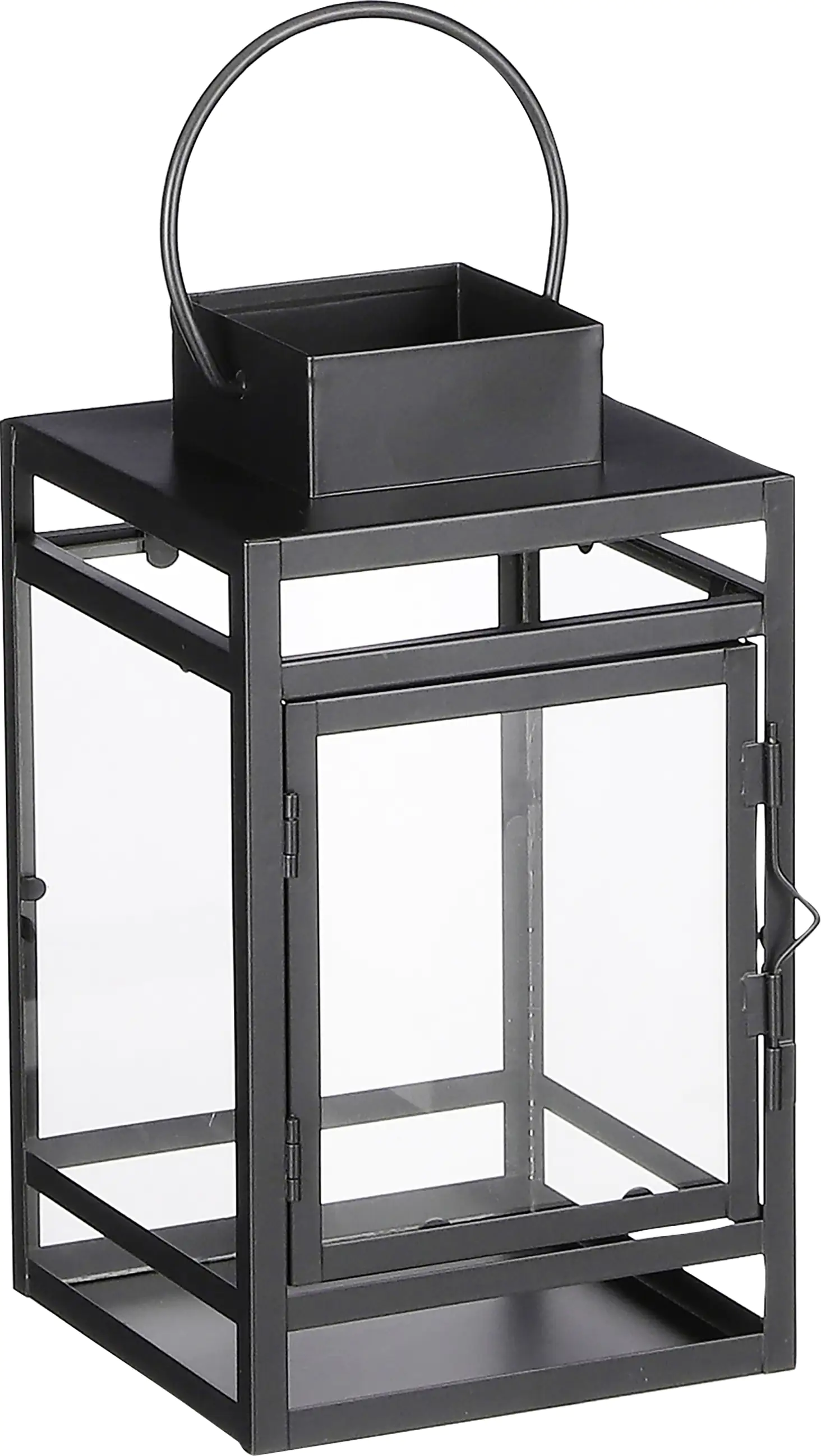 Mica Laterne Storm schwarz Eisen 23 x 13 x 13,5 cm Mica Laterne Storm schwarz Eisen 23 x 13 x 13,5 cm