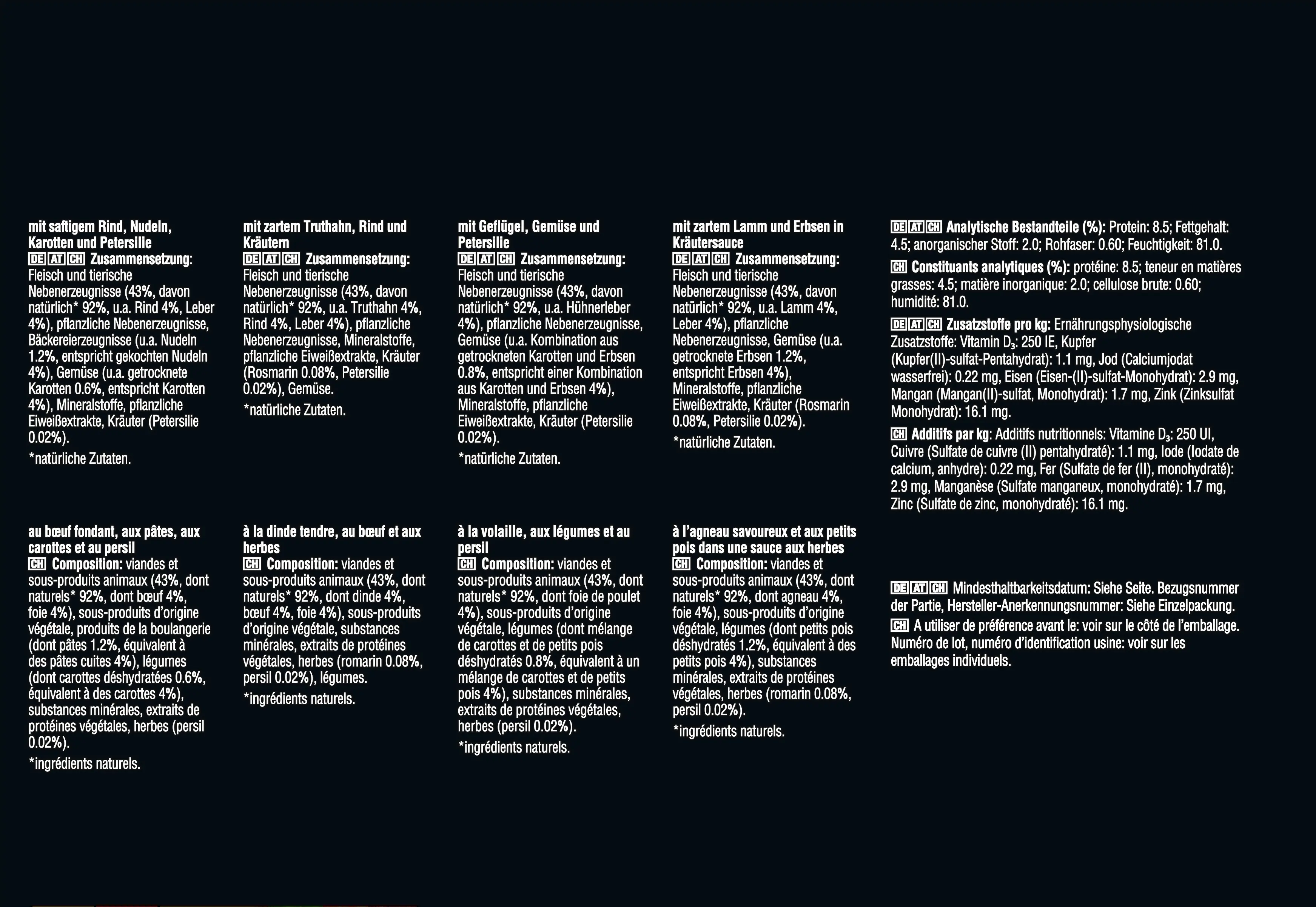 Cesar Hundenassfutter Adult 8 x 150 g Landküche Selektion 