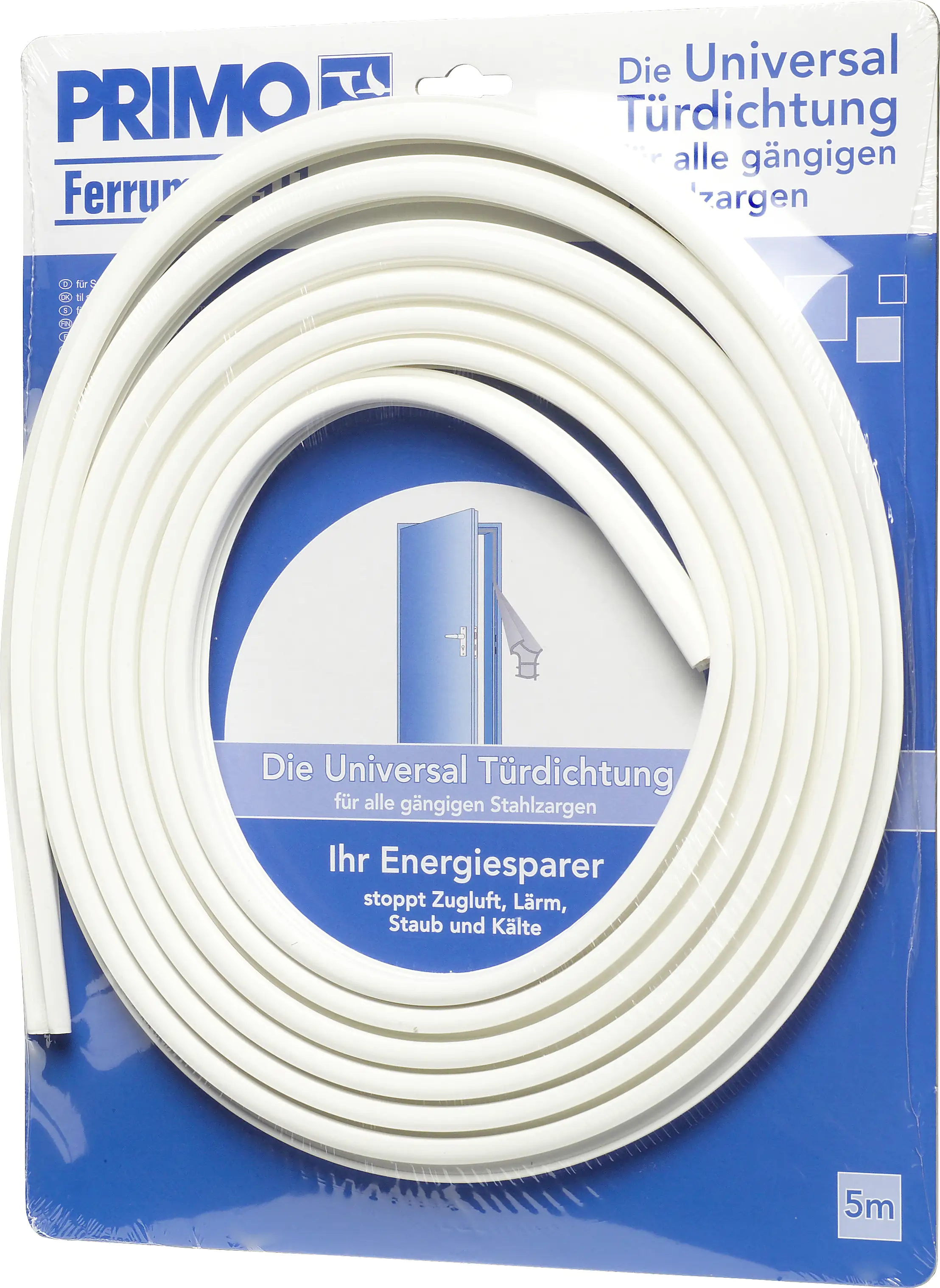 5709847010702_999067 Primo Universaldichtung Stahlzarge Ferrum weiß 5 m
