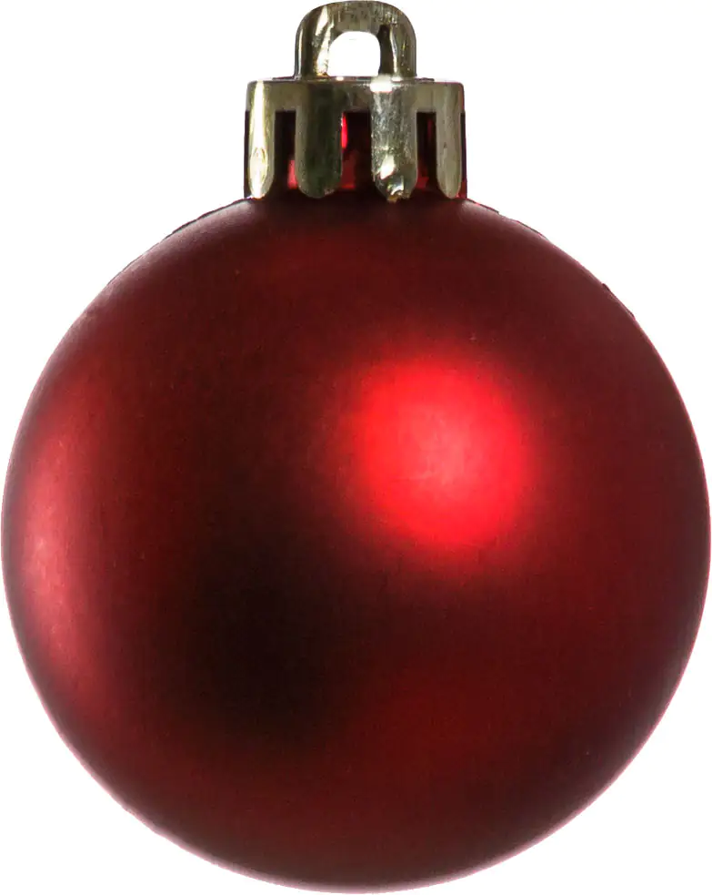 2076601526827_02 TrendLine Weihnachtskugeln bruchfest, langlebig Ø 4 cm rot 16 Stück