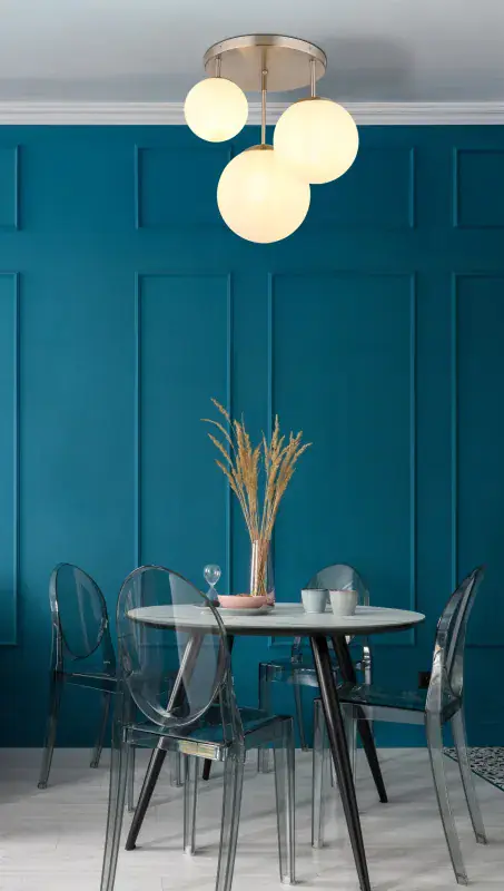 Globo Deckenleuchte Kop Ø 45 x 44 cm nickel matt