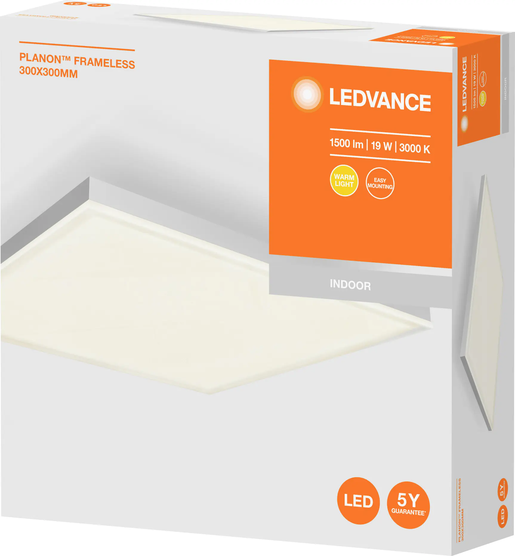 Ledvance LED Panel Planon Frameless weiß 30 x 30 cm