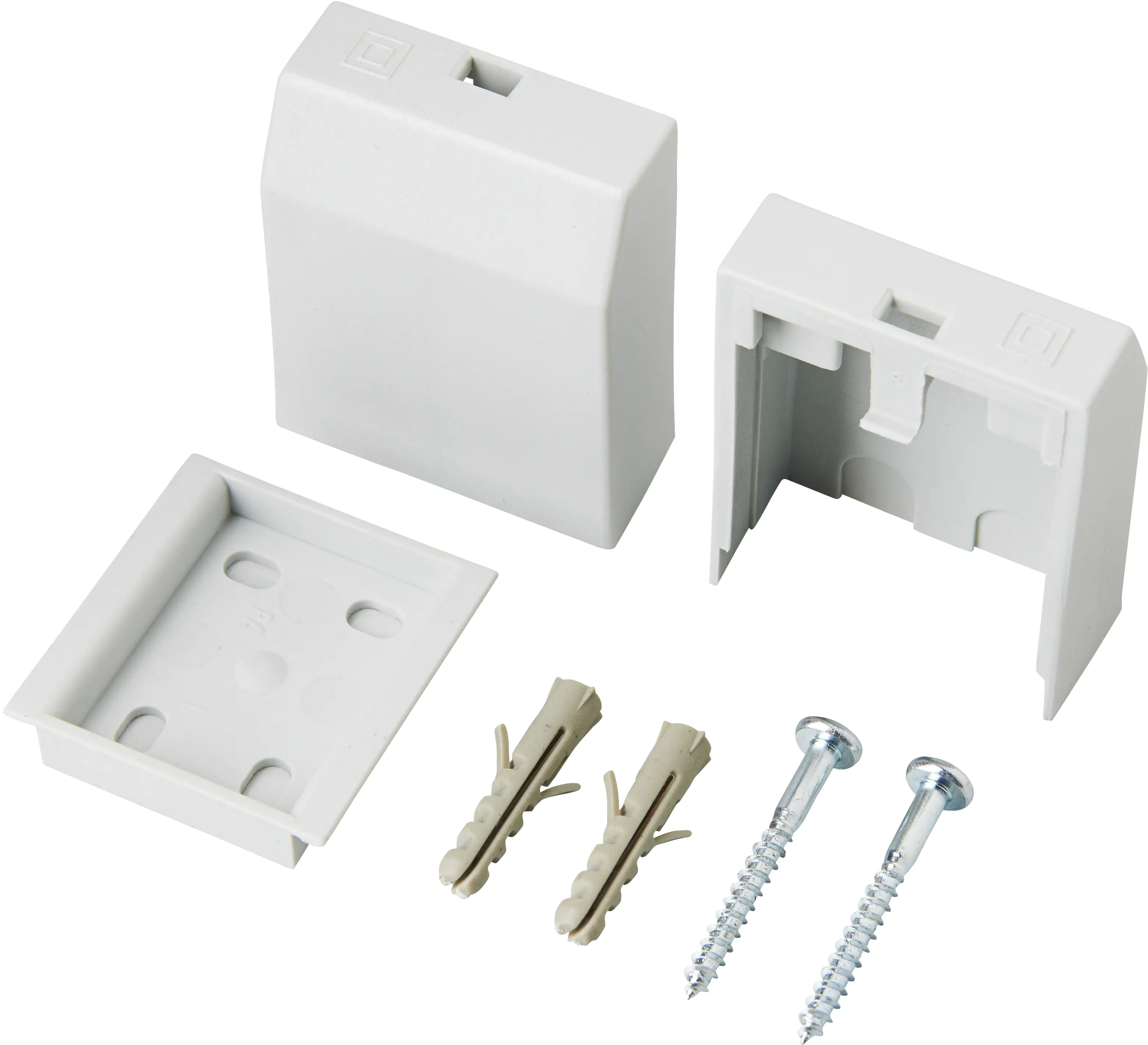 4011150700401_2930625 Heidemann Aufputz-Montageset f. Klingeltrafos