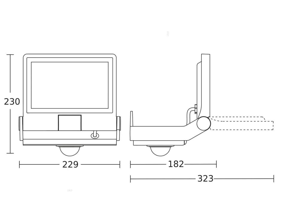 Steinel LED-Außenstrahler XLED Pro One Bewegungsmelder Fernbedienung, App