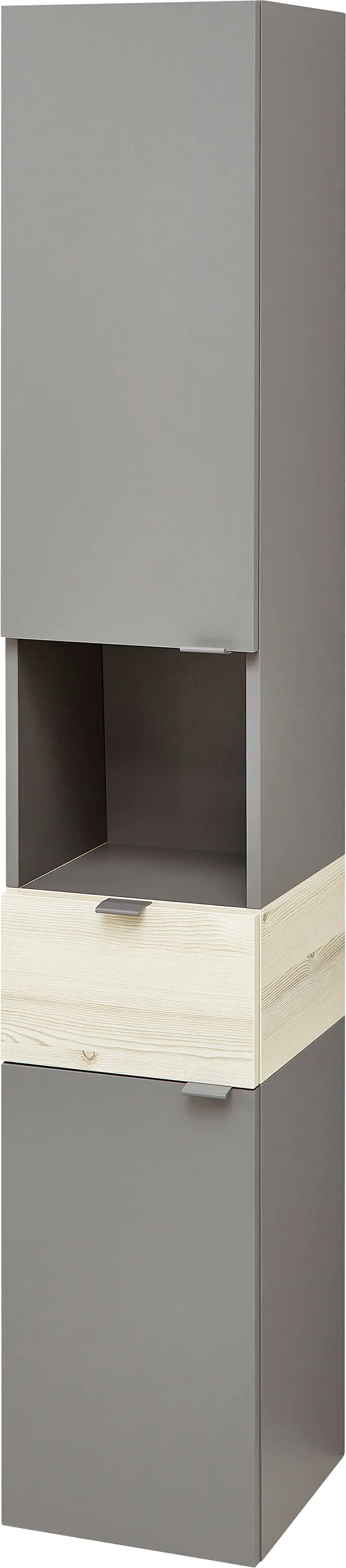 Pelipal Hochschrank Quickset 394 Quarzgrau/Akzent Polar Pinie 30 cm