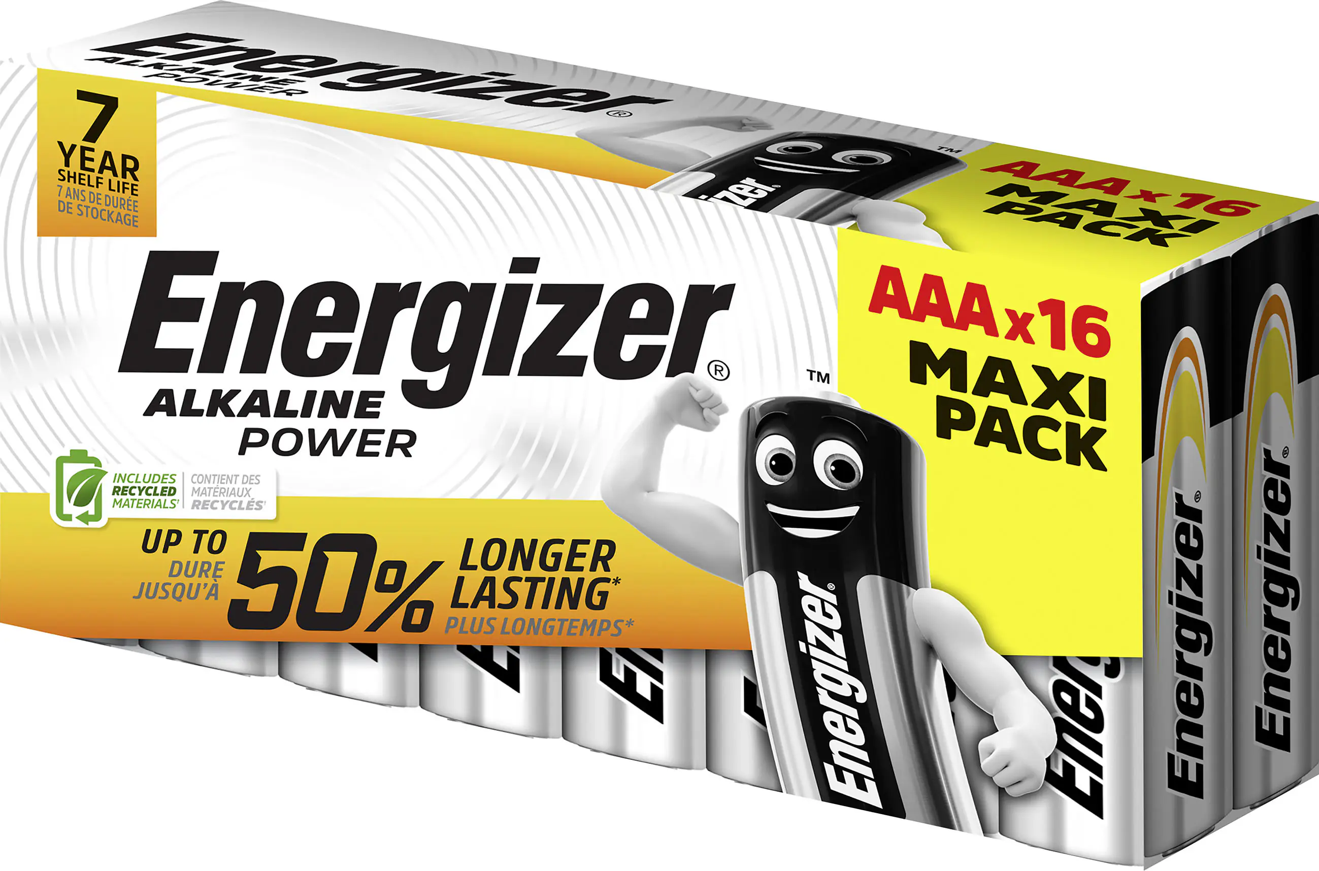 Energizer E92 Alkaline Power Batterie Micro AAA 1,5 V, 16er Pack