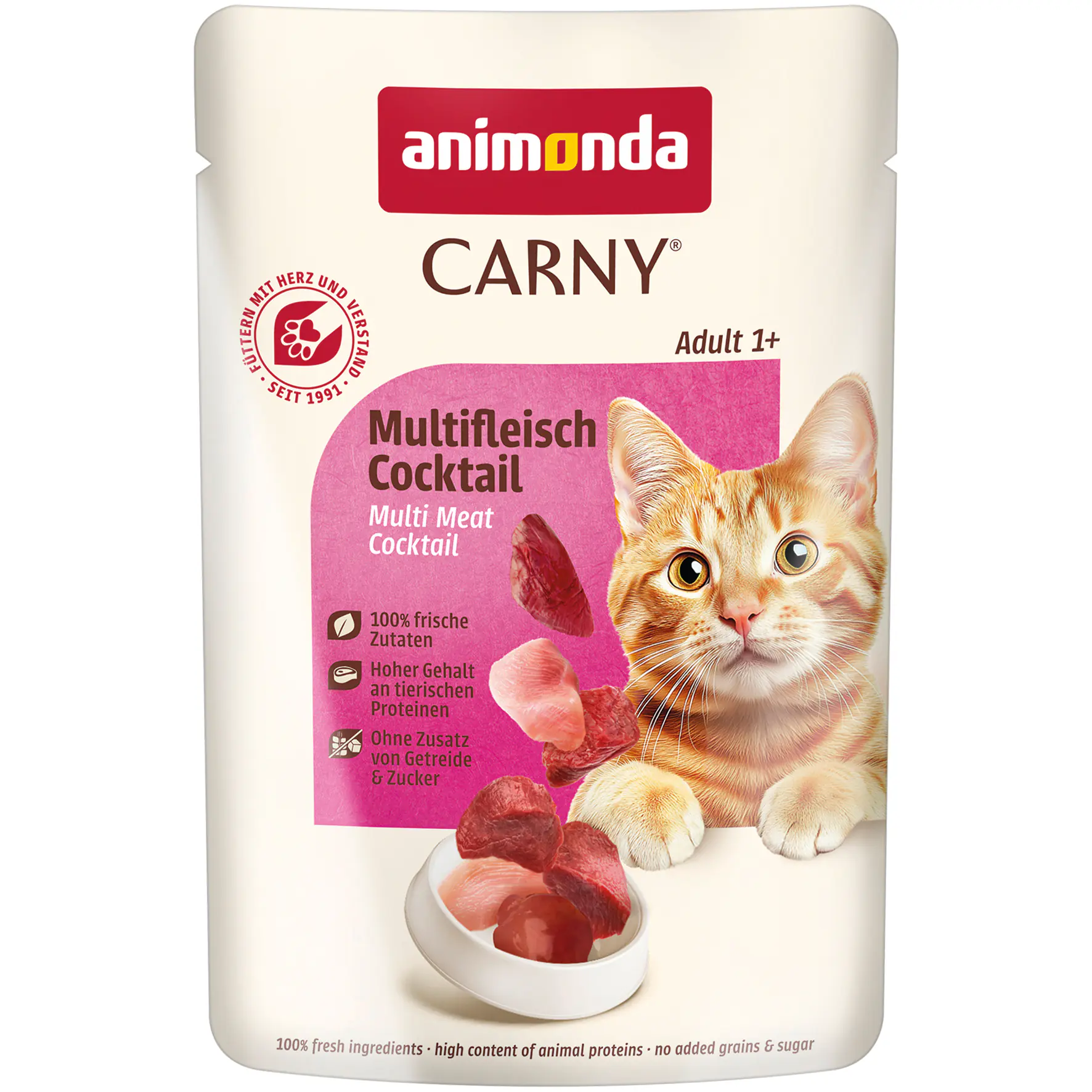 Animonda Carny Adult Katzennassfutter getreidefrei 85 g Multifleisch-Cocktail