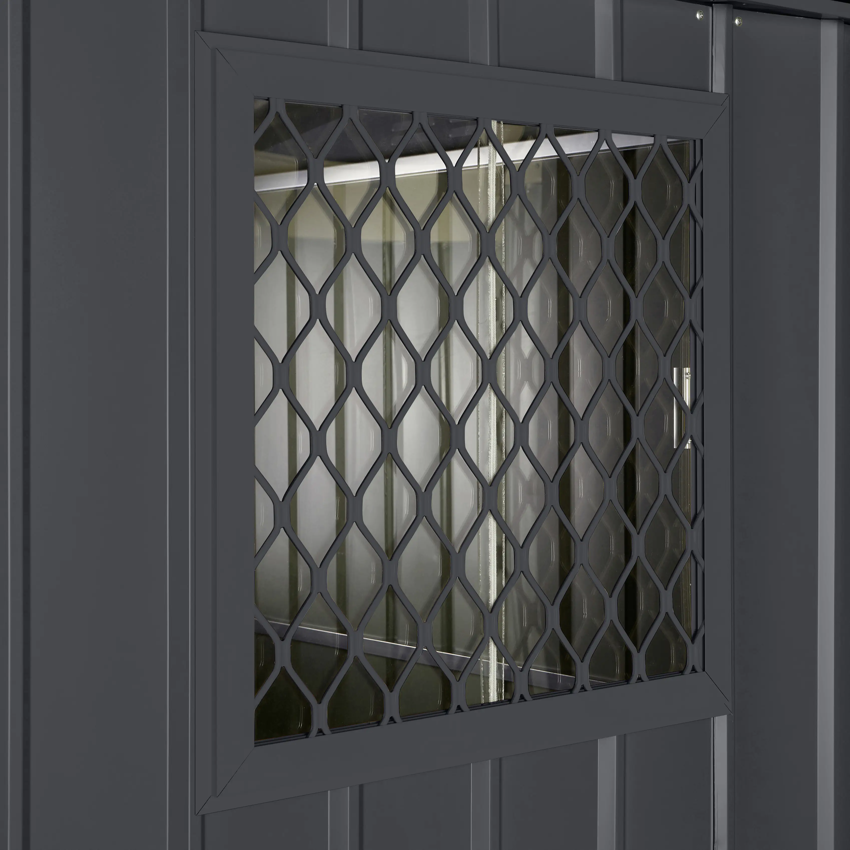 Globel Fenster-Set 1 62 x 62 cm anthrazit