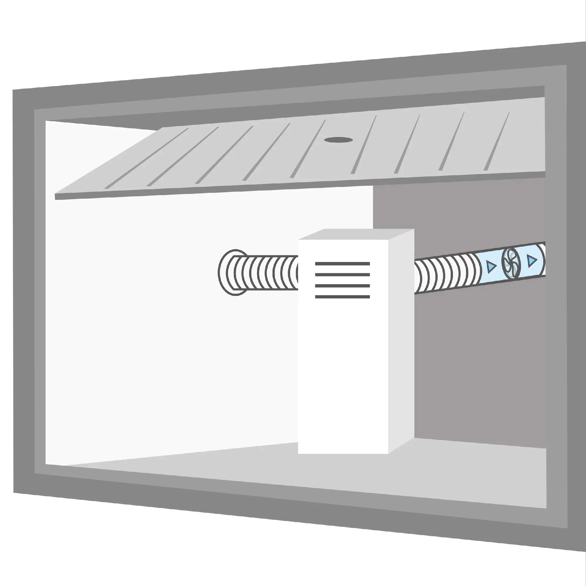 Suntec Transform Abluftschlauch-Erweiterung weiß Suntec Transform Abluftschlauch-Erweiterung weiß