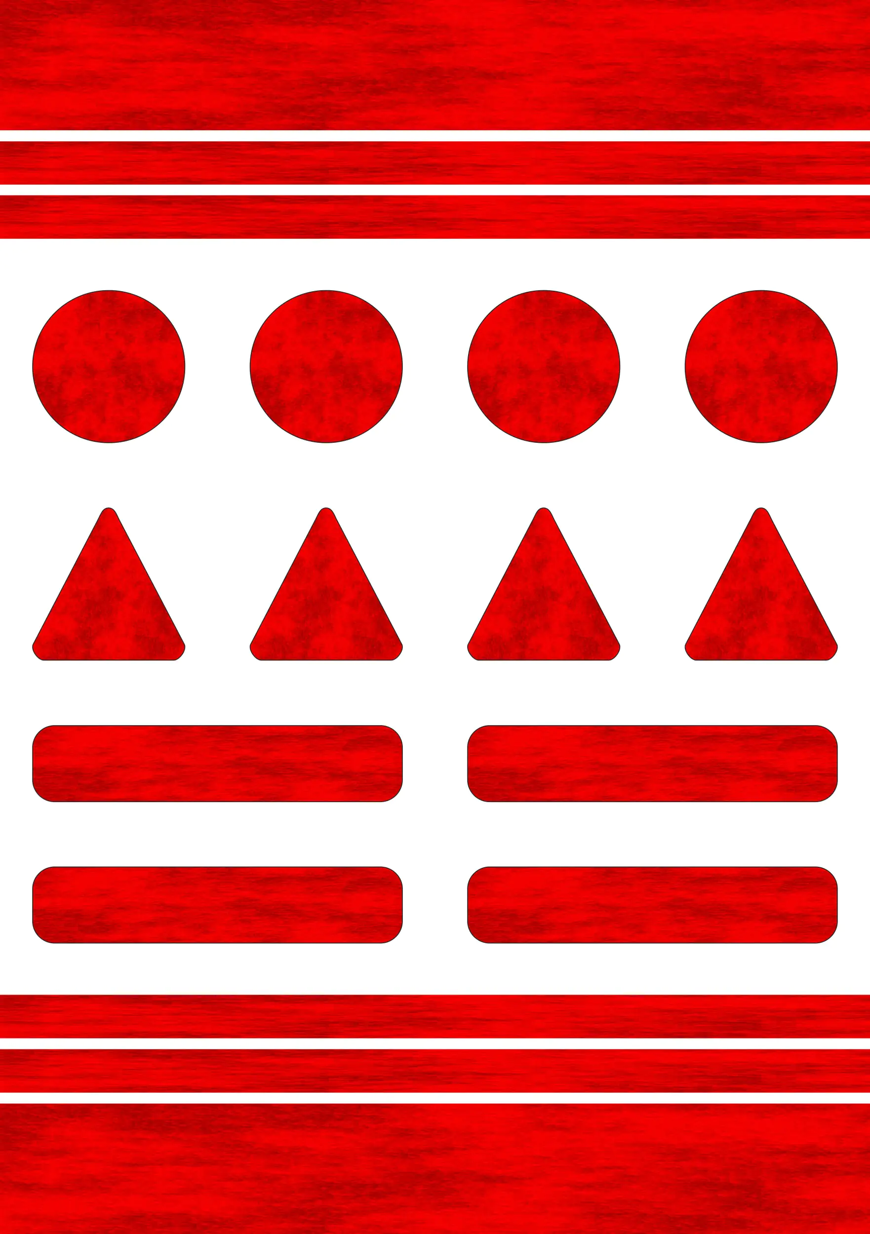 4002341257002 Hermann Schütz Aufkleber Holografie-Leucht-Reflektoren rot 18 Motive