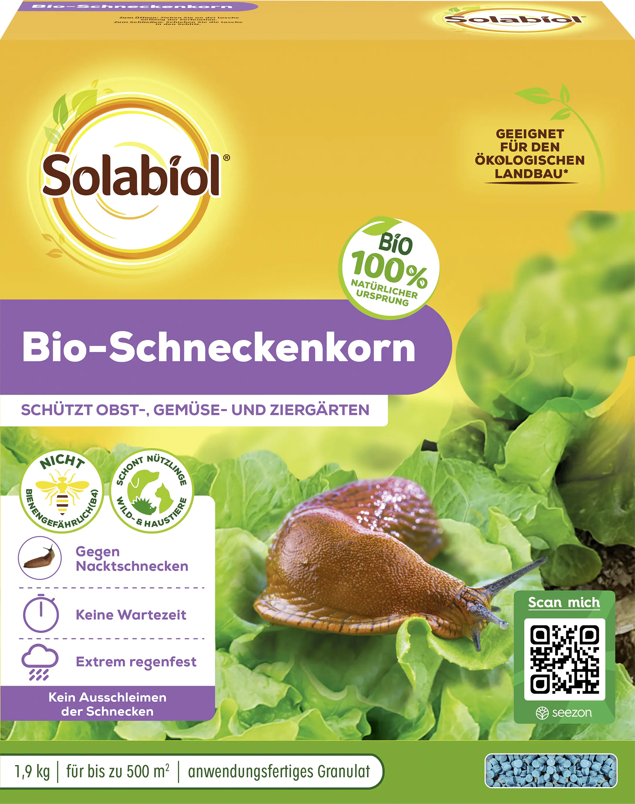 Solabiol Bio-Schneckenkorn 1,9 kg Solabiol Bio-Schneckenkorn 1,9 kg