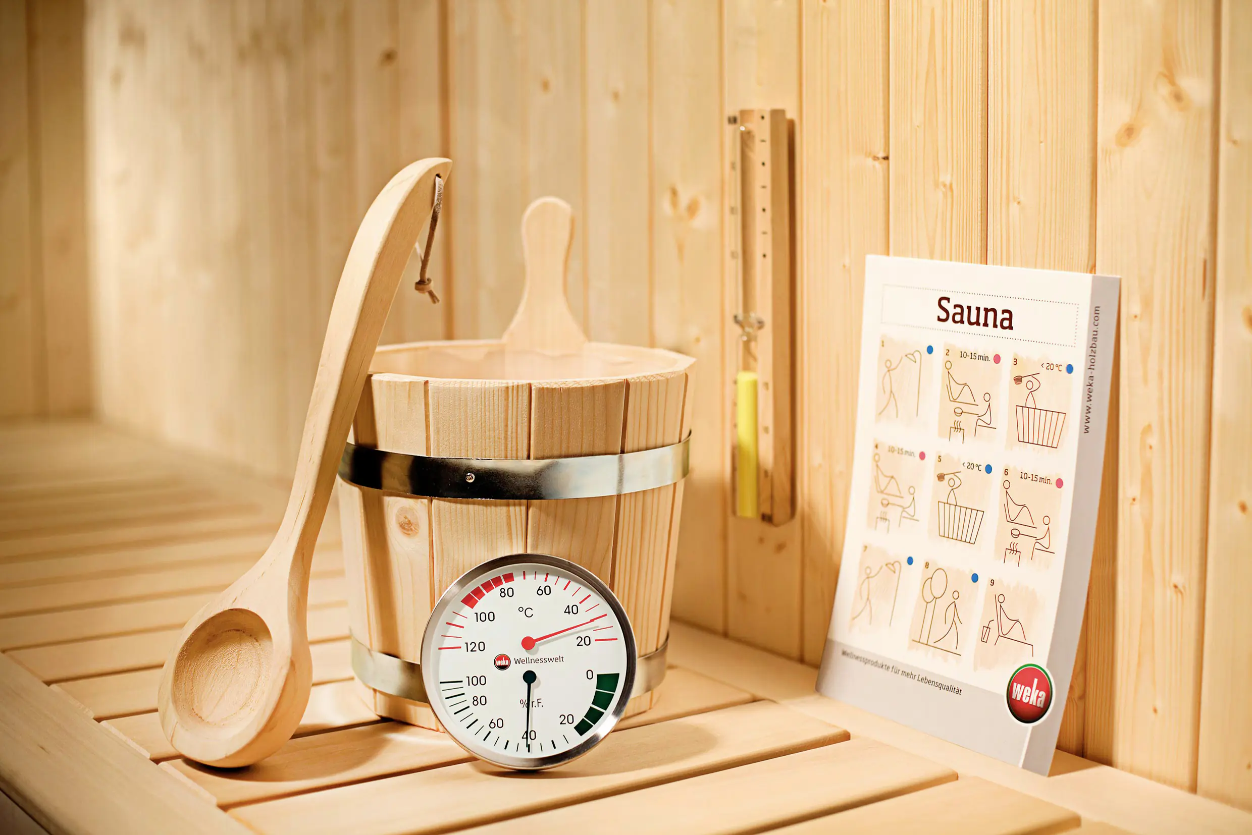 Weka Sauna Premium-Zubehör-Set 5-teilig